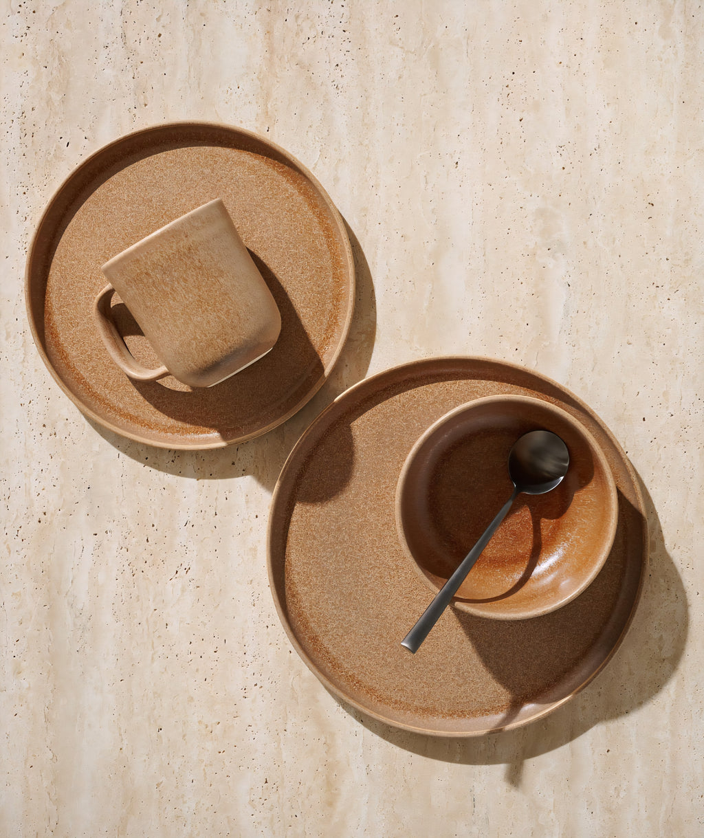 THE ONE × Drift — Matte Reactive Glaze Dinner Plates