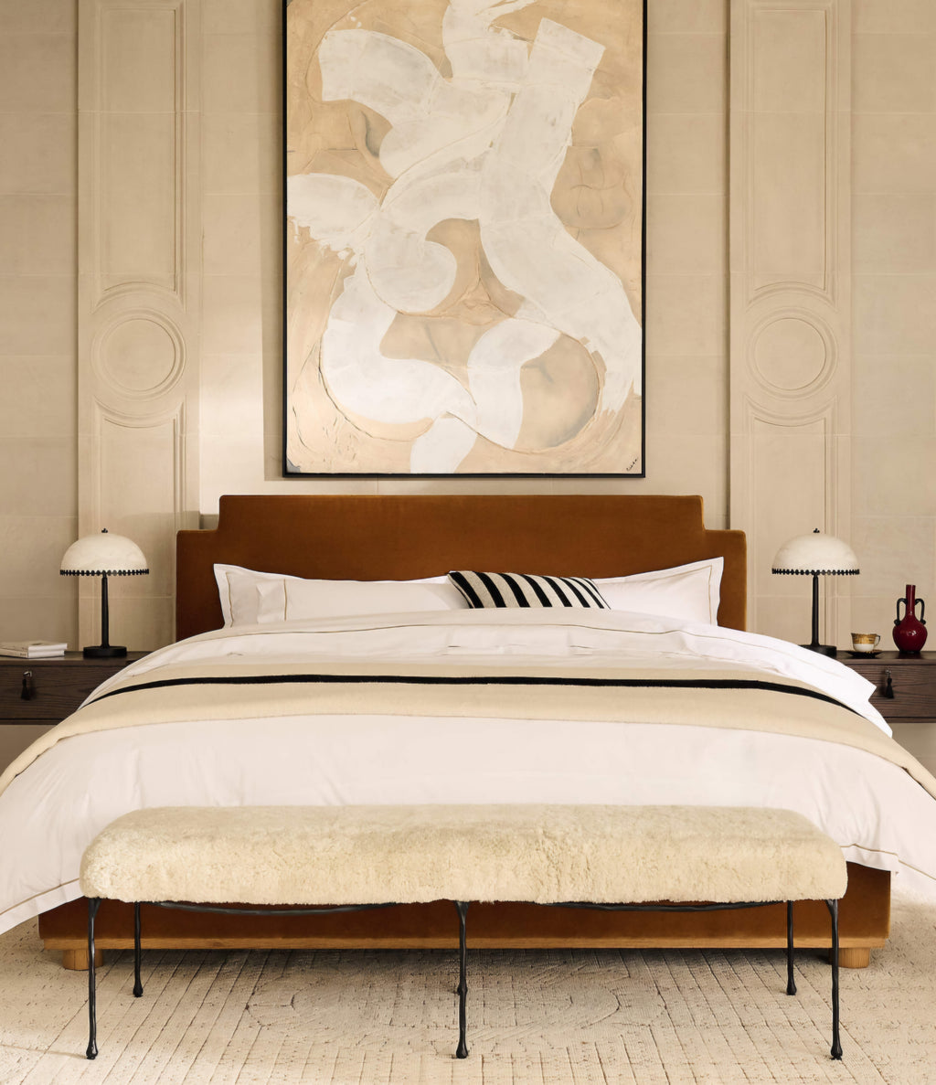 THE ONE × Oceana — Black Metal Table Lamp with Alabaster Shade