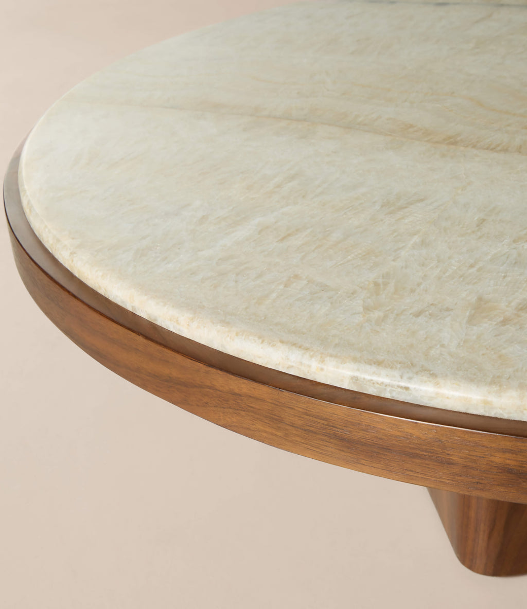 THE ONE × Rio — Onyx and Walnut Coffee Table