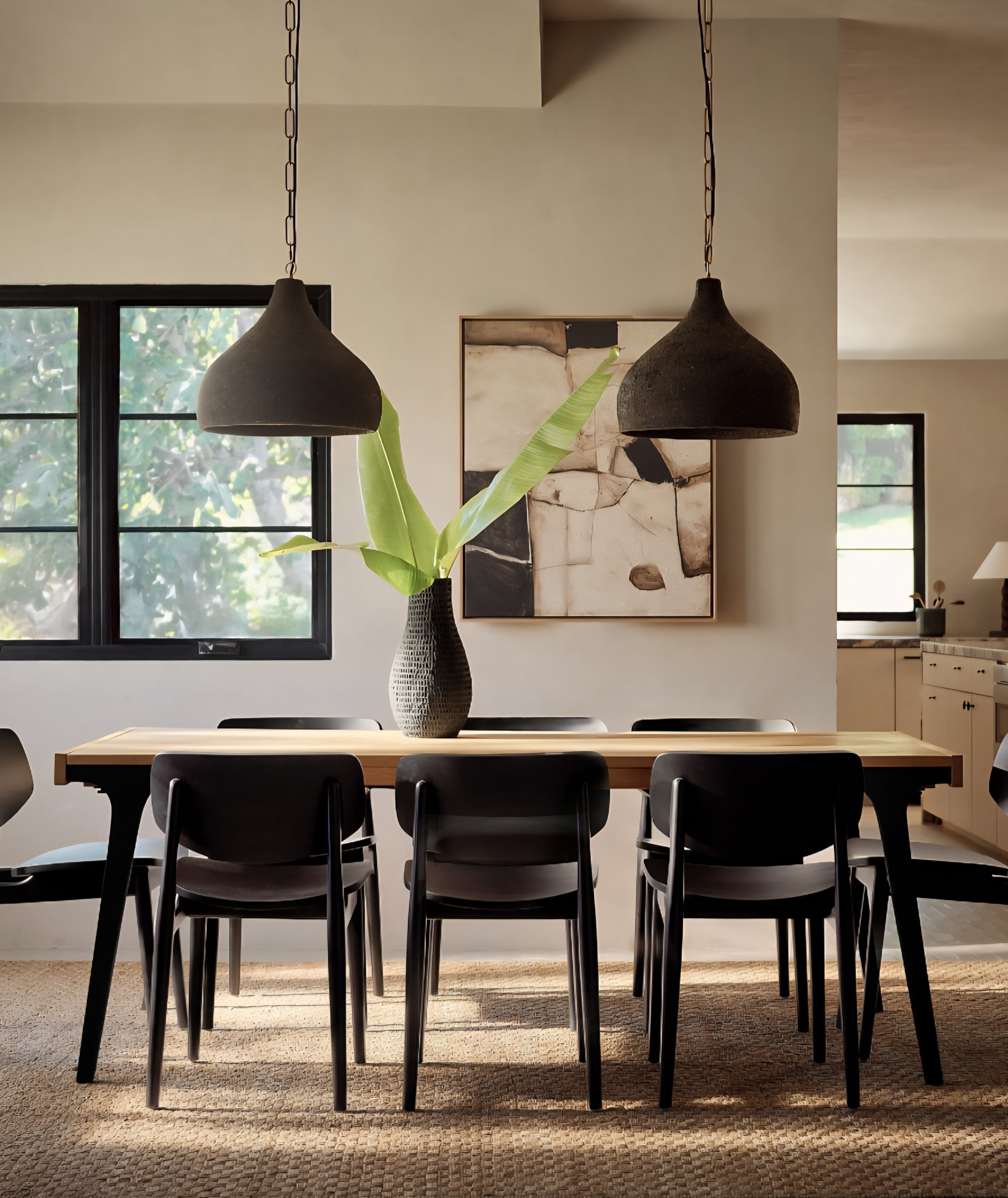THE ONE × Lakin — White Oak Wood Extendable Dining Table