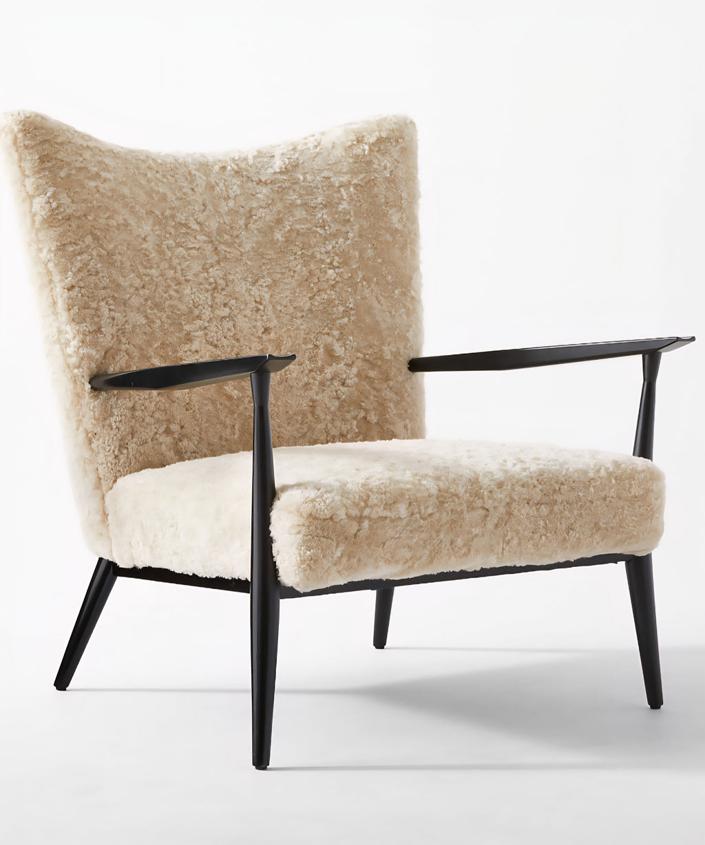 THE ONE × Pull-Up — Shearling Lounge Chair