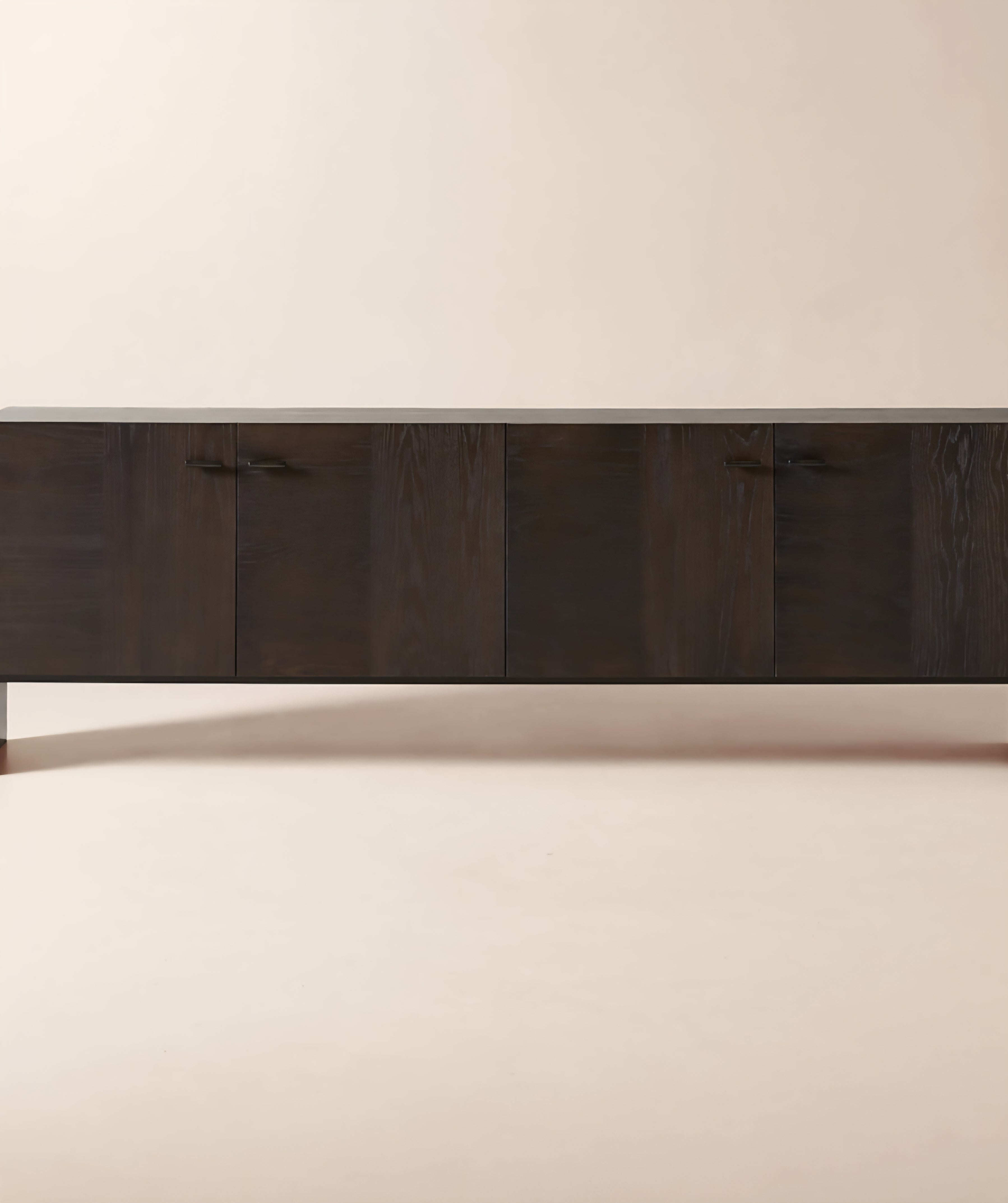 THE ONE × Dante — Dark Wood and Metal Credenza