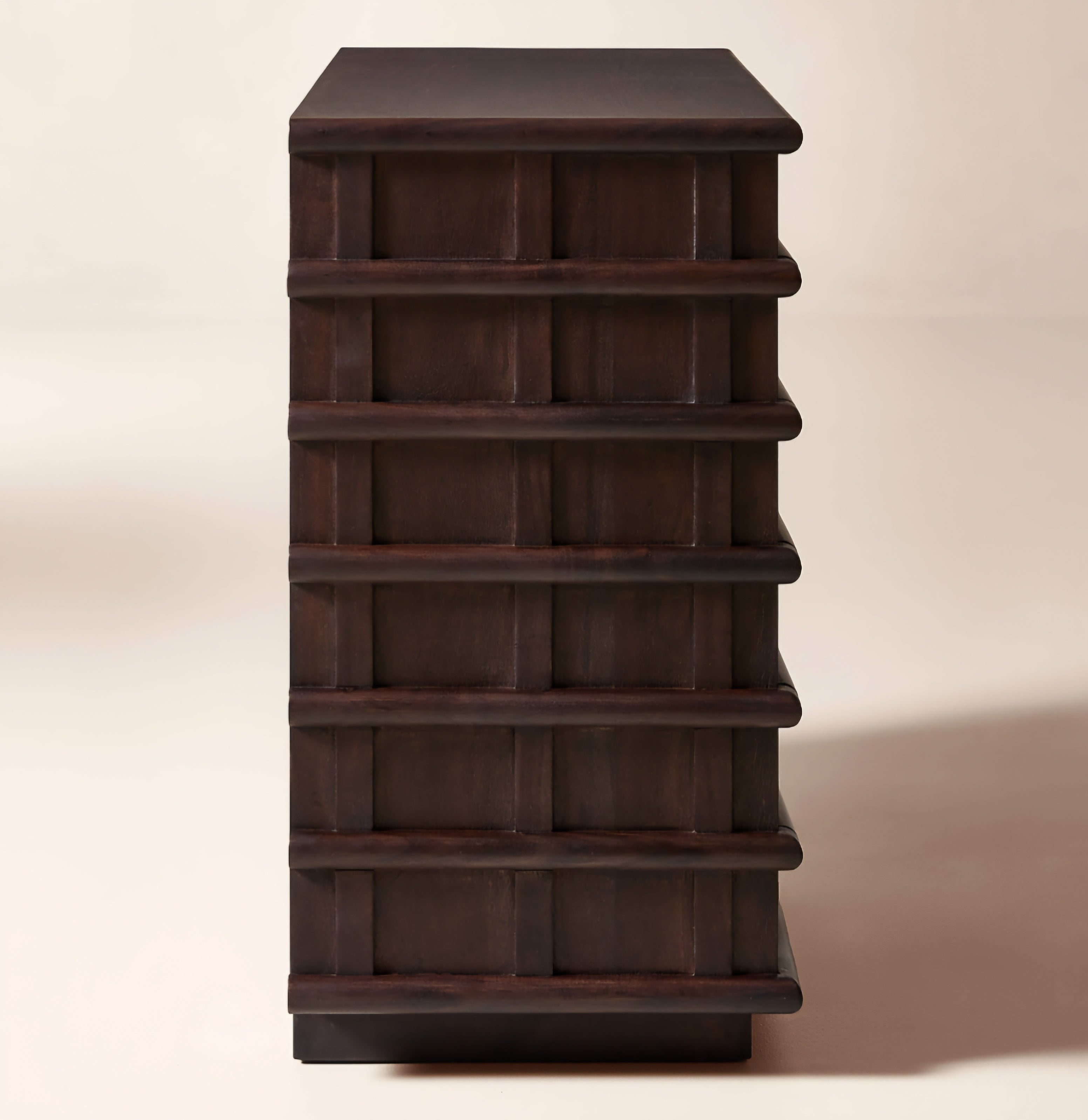 THE ONE × Alpena — Dark Acacia Wood Bar Cabinet