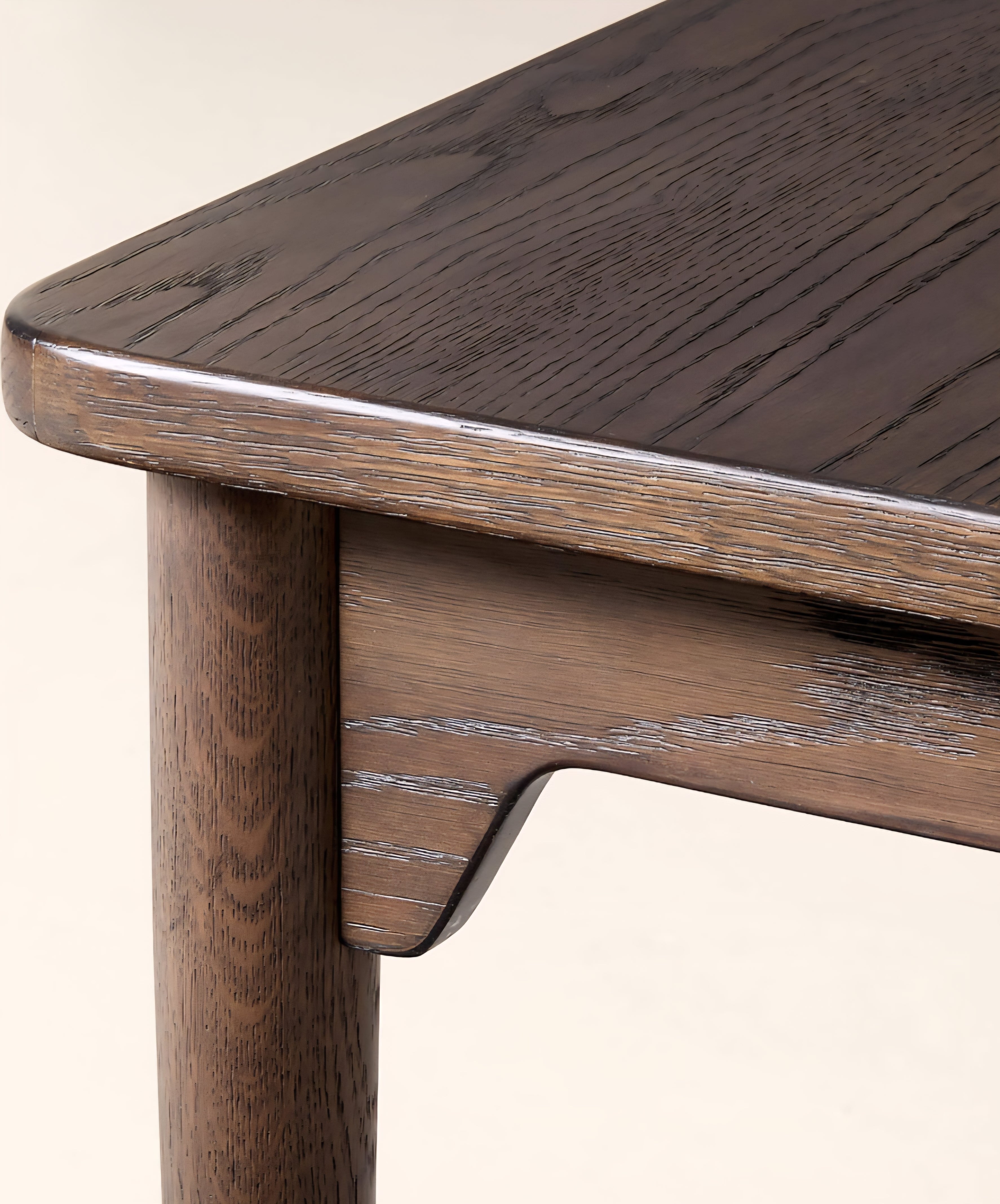 THE ONE × Otis — Rectangular Dark Oak Extendable Dining Table