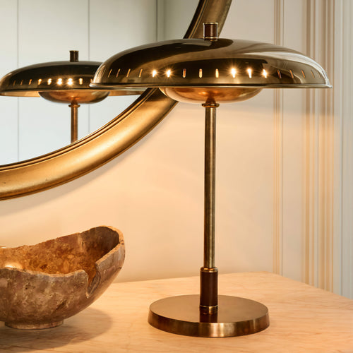 THE ONE × Atelier — Aged Brass Table Lamp