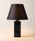 THE ONE × Bandit — Black Cast Glass Table Lamp 20"