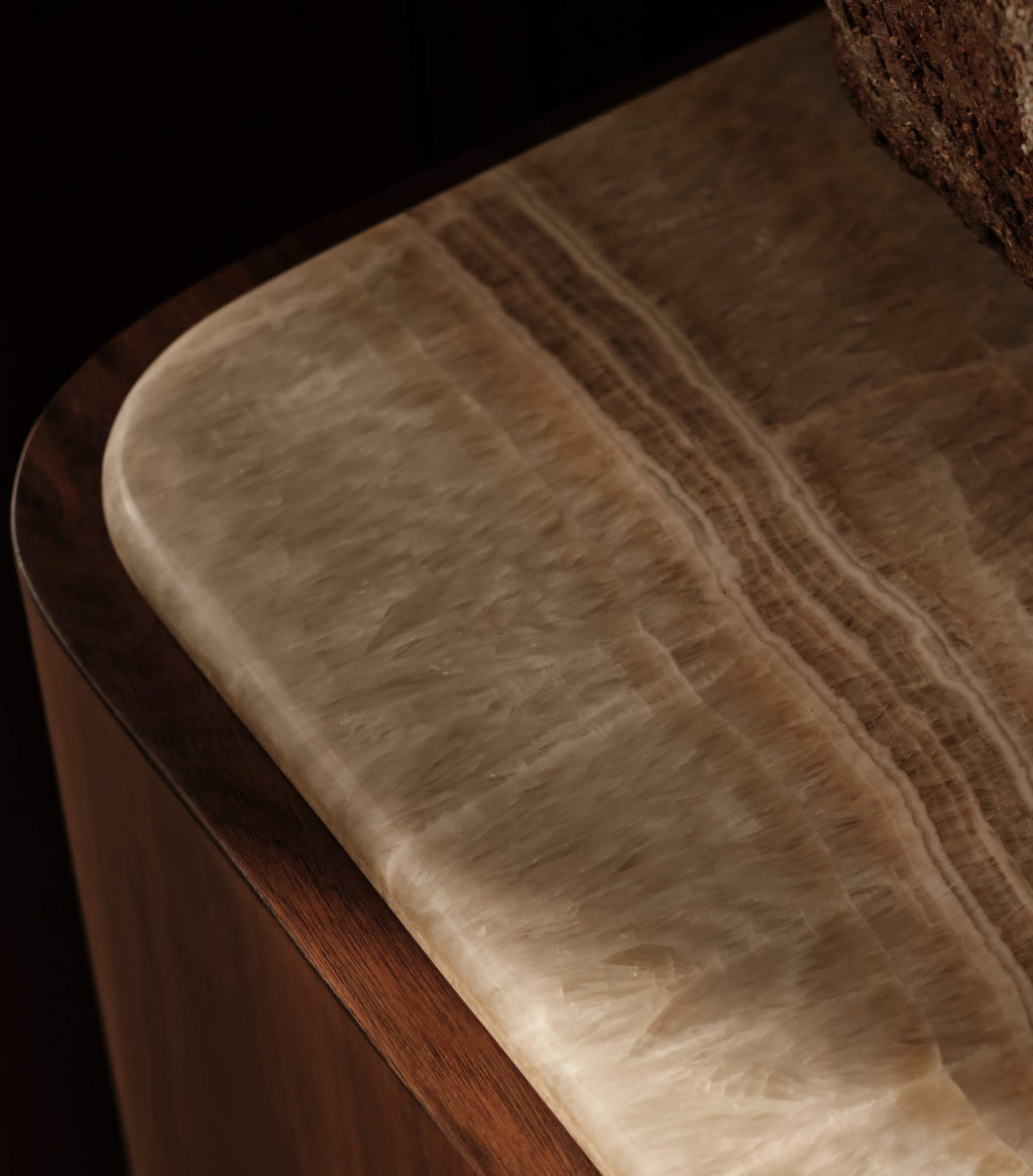 THE ONE × Rio — Onyx and Walnut Media Console