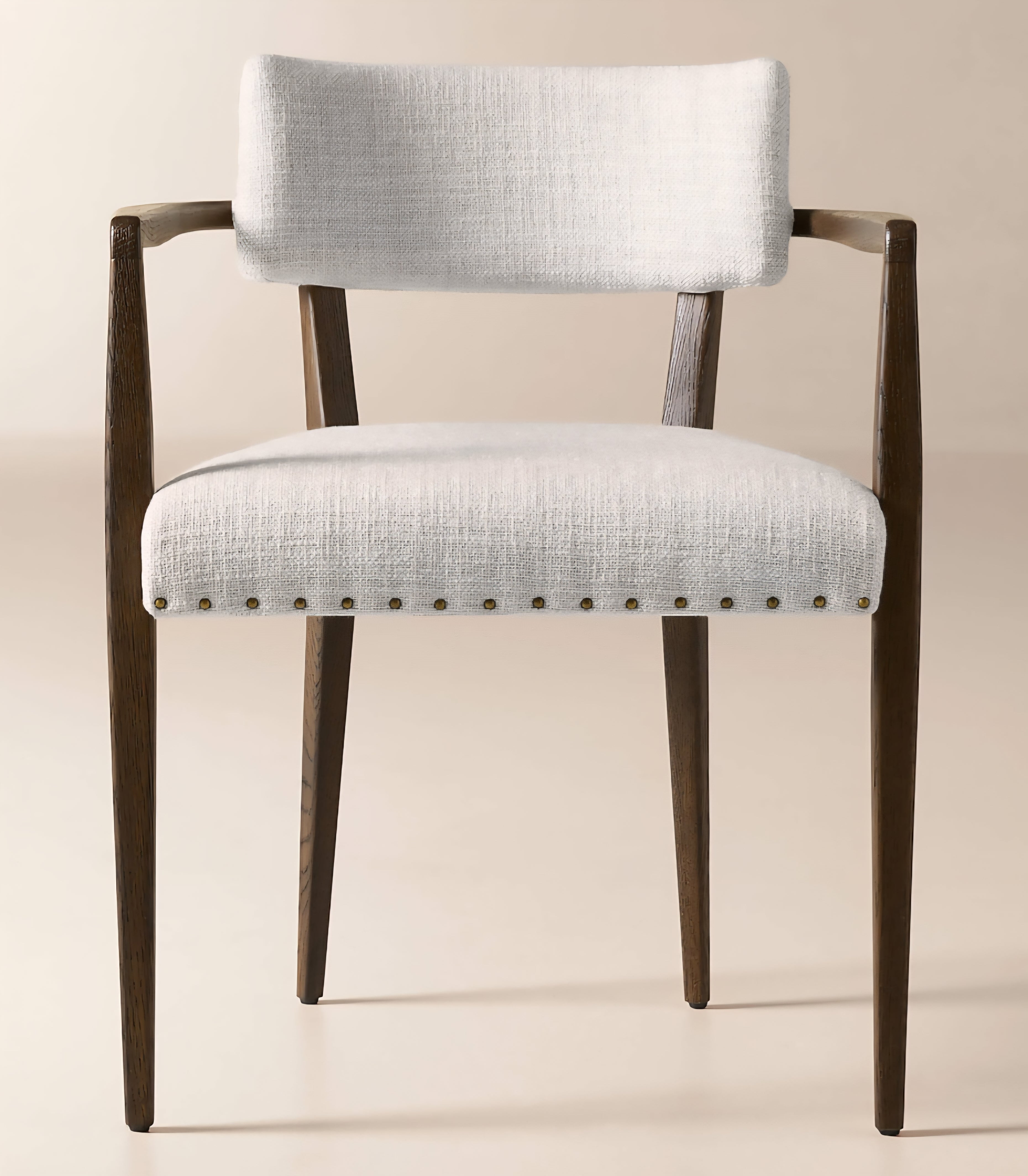 THE ONE × Arlo — Smoked Mauve Performance Fabric Dining Armchair