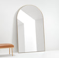 THE ONE × Edge — Extra-Large Brass Arch Floor Mirror