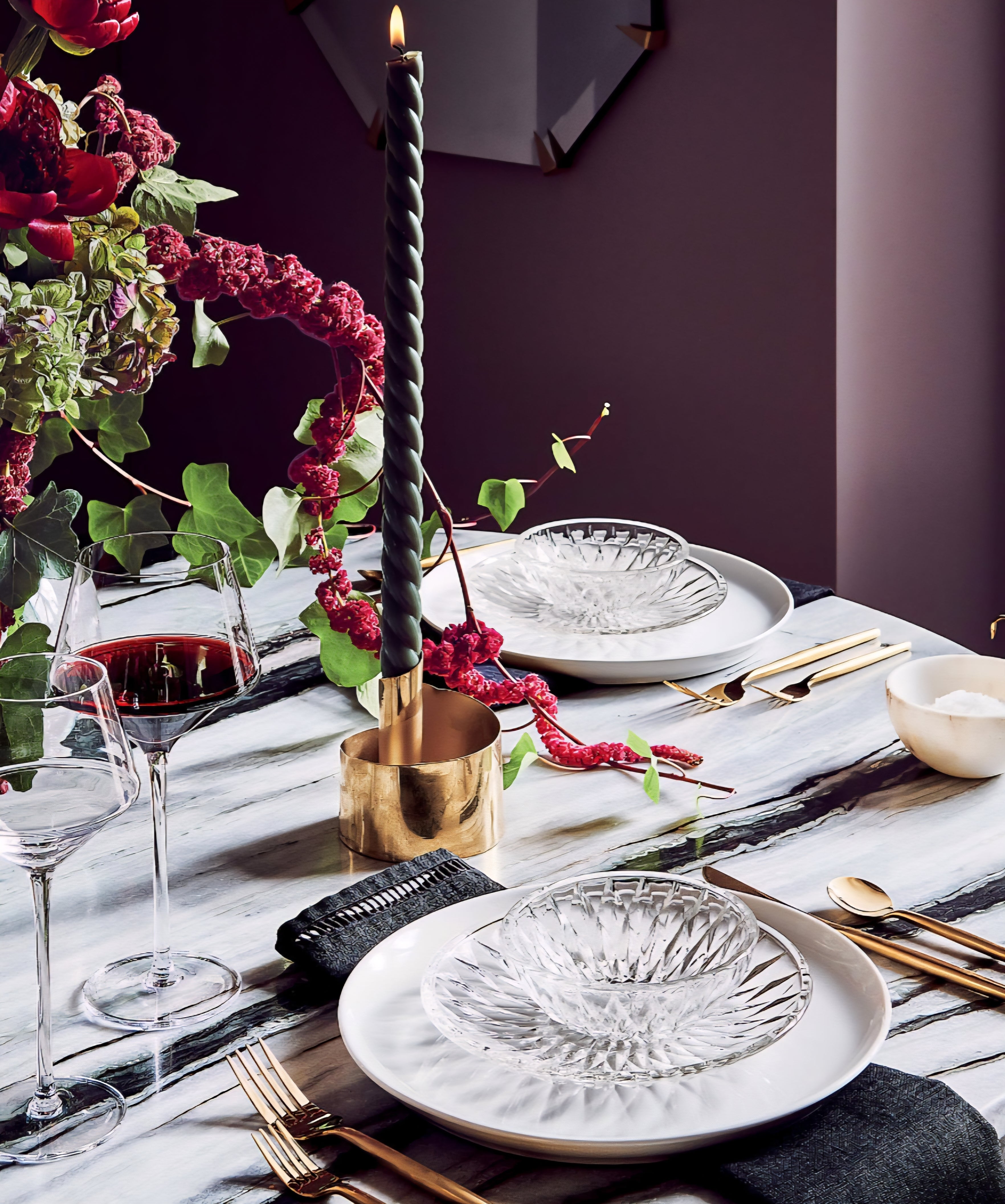 THE ONE × Daphne — Glass Appetizer Plates