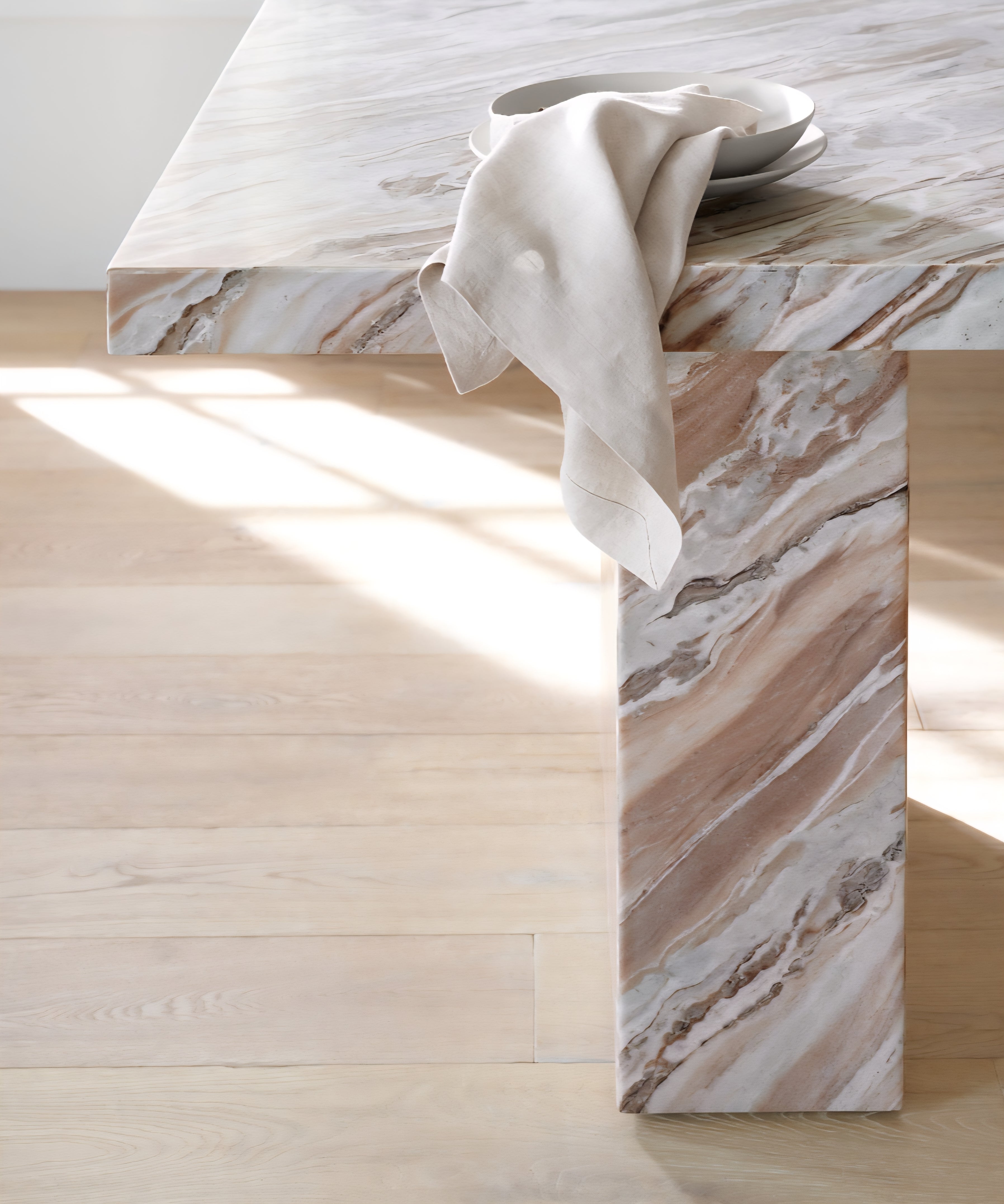 THE ONE × Gustav — 92" Marble Dining Table