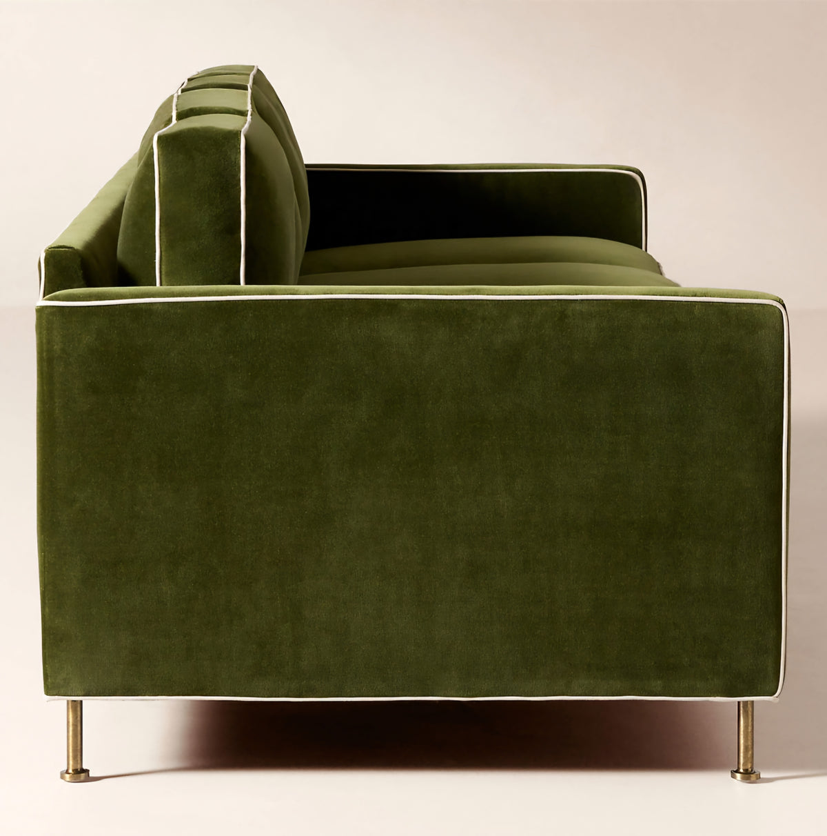 THE ONE × Brett — Jade Green Velvet Sofa