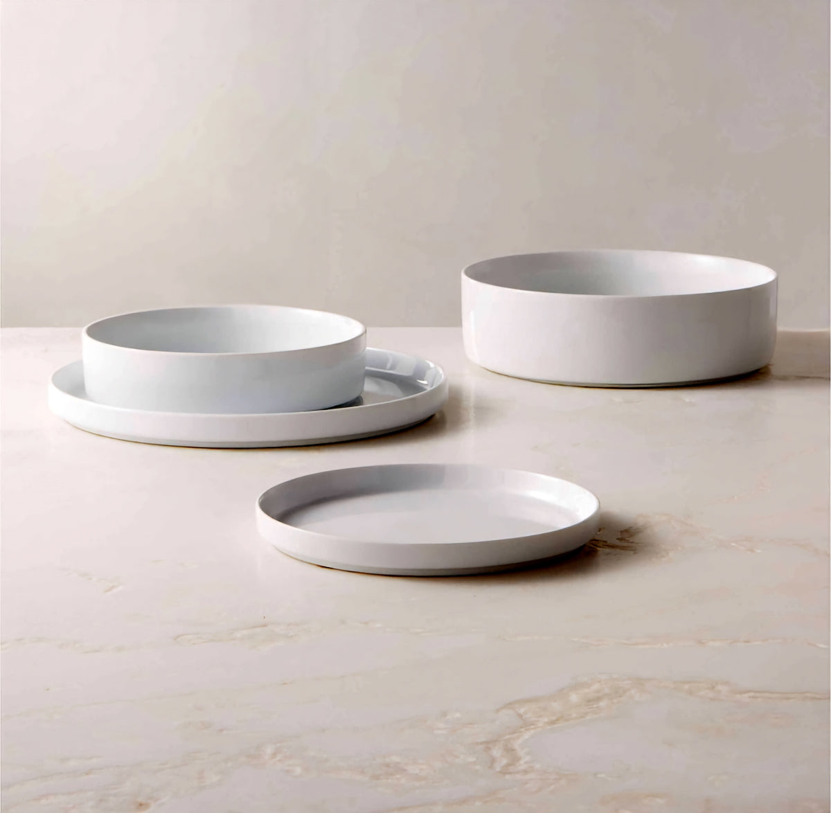 THE ONE × Frank — White Serving Bowl