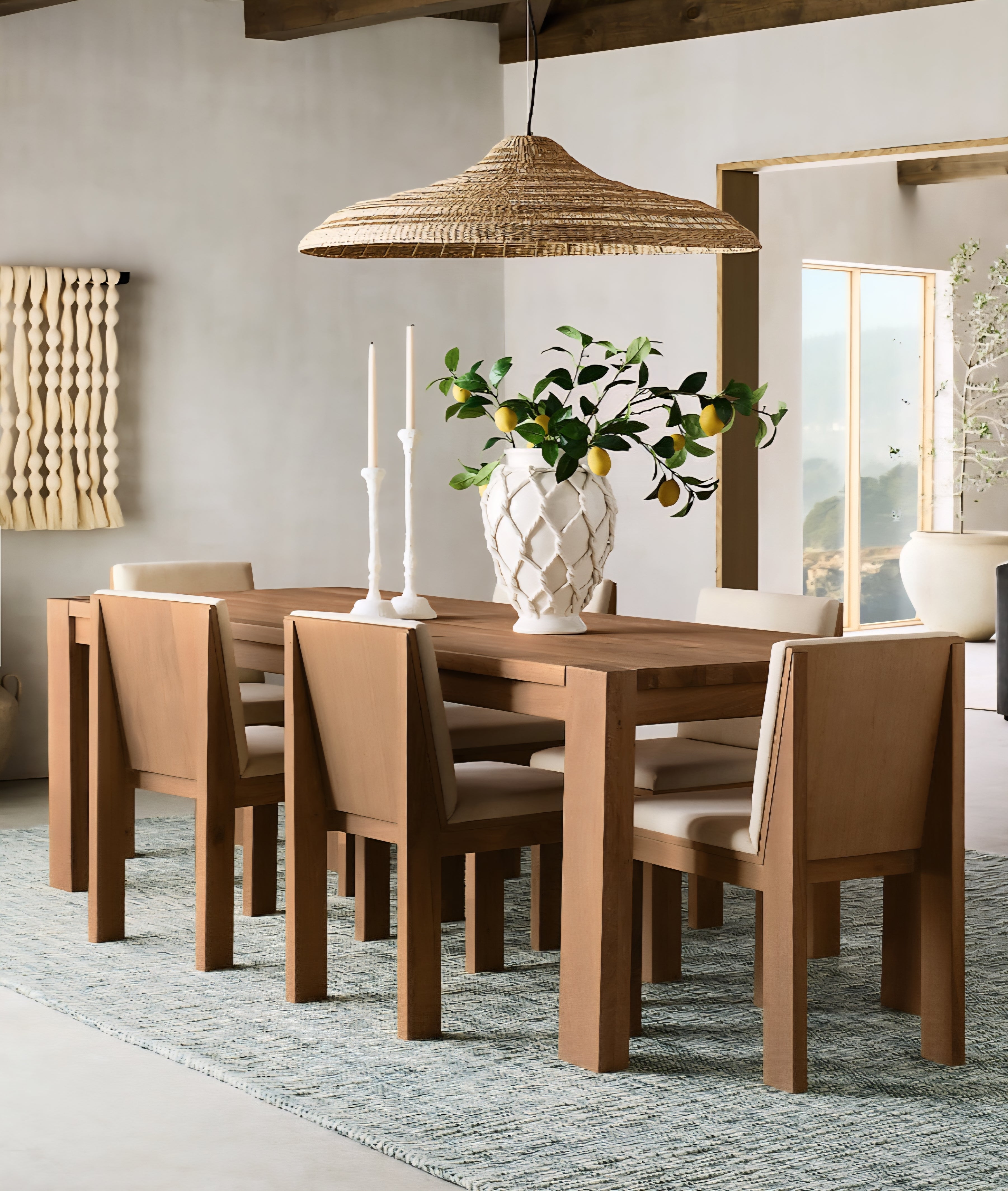 THE ONE × Terra — Natural White Oak Dining Table