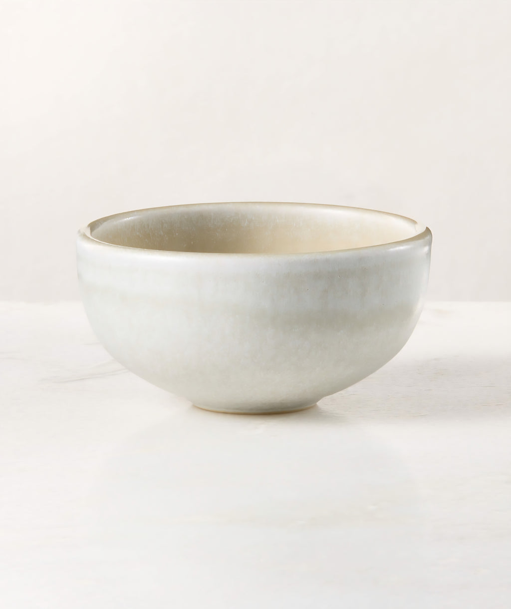 THE ONE × Drift — Ivory / Black Mini Bowl with Glossy Reactive Glaze