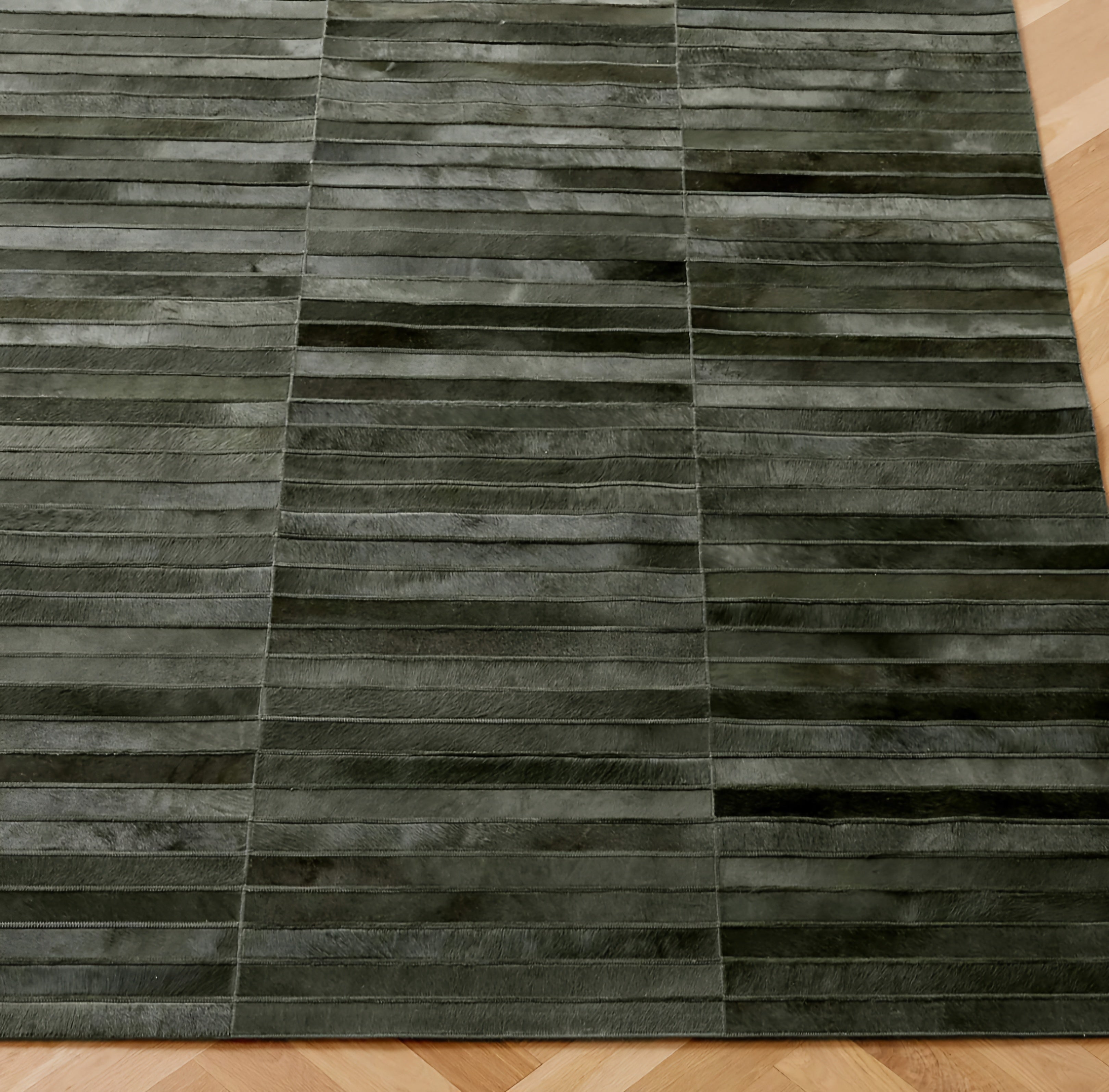 THE ONE × Camilia — Patchwork Ivory Hide Area Rug