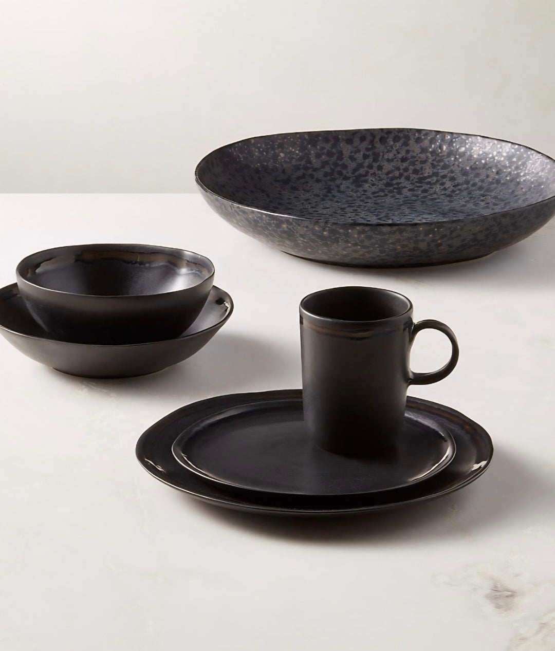THE ONE × Hyacinth — Serving Bowl with Reactive Glaze