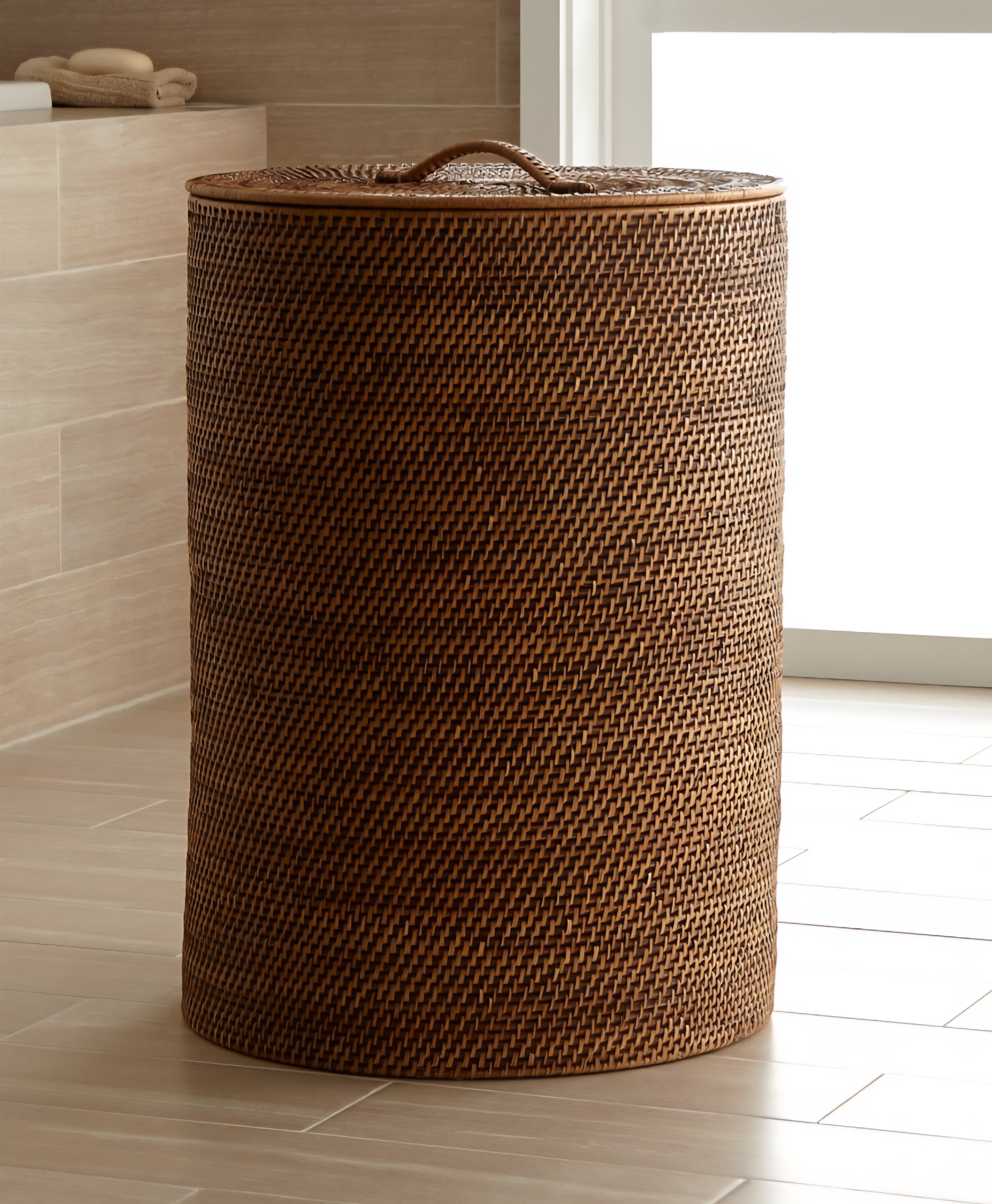 THE ONE × Sedona — White Hamper with Laundry Bag Liner