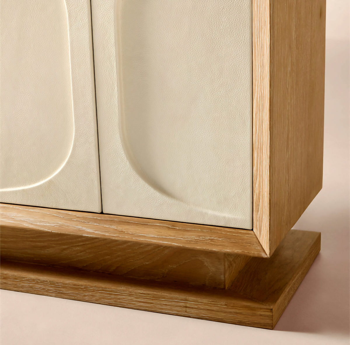 THE ONE × Anderson — Leather and Wood Credenza