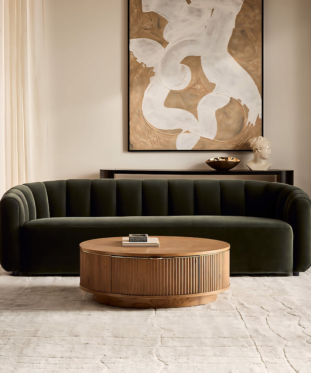 THE ONE × Davison — Fluted Oak Coffee Tables