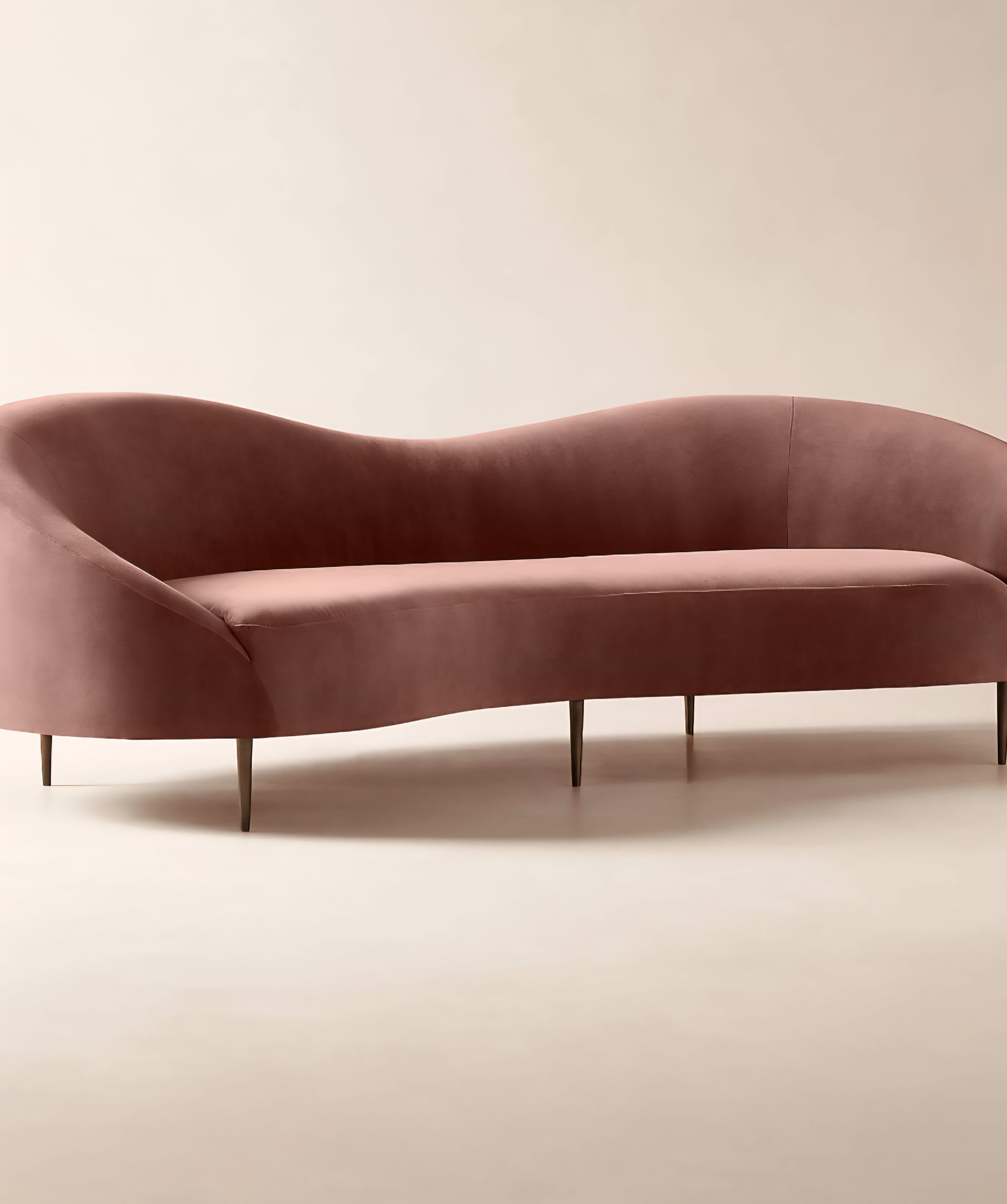 THE ONE × Curvo — White Performance Fabric Sofa by goop