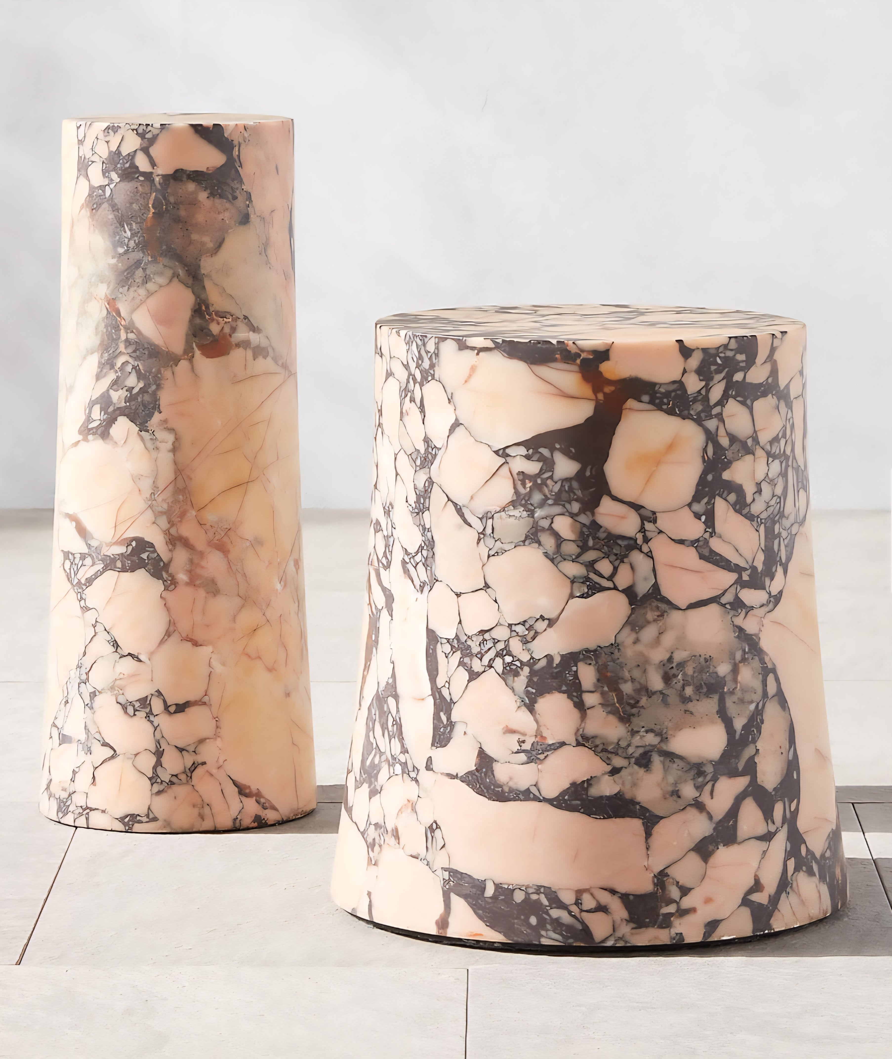 THE ONE × La Paloma — Purple Braccia Marble Side Table