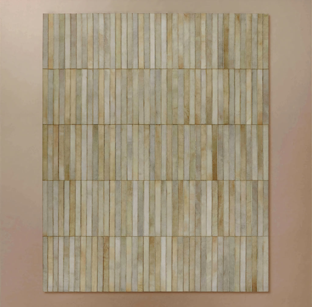 THE ONE × Camilia — Patchwork Ivory Hide Area Rug