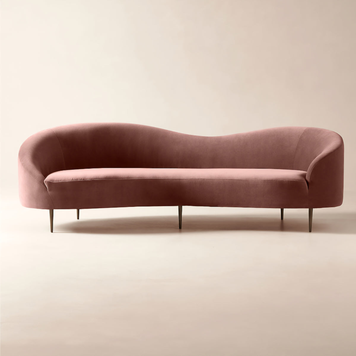THE ONE × Curvo — White Performance Fabric Sofa by Goop