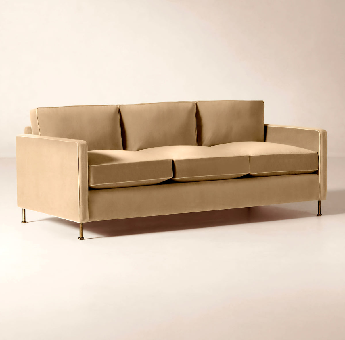 THE ONE × Brett — Jade Green Velvet Sofa