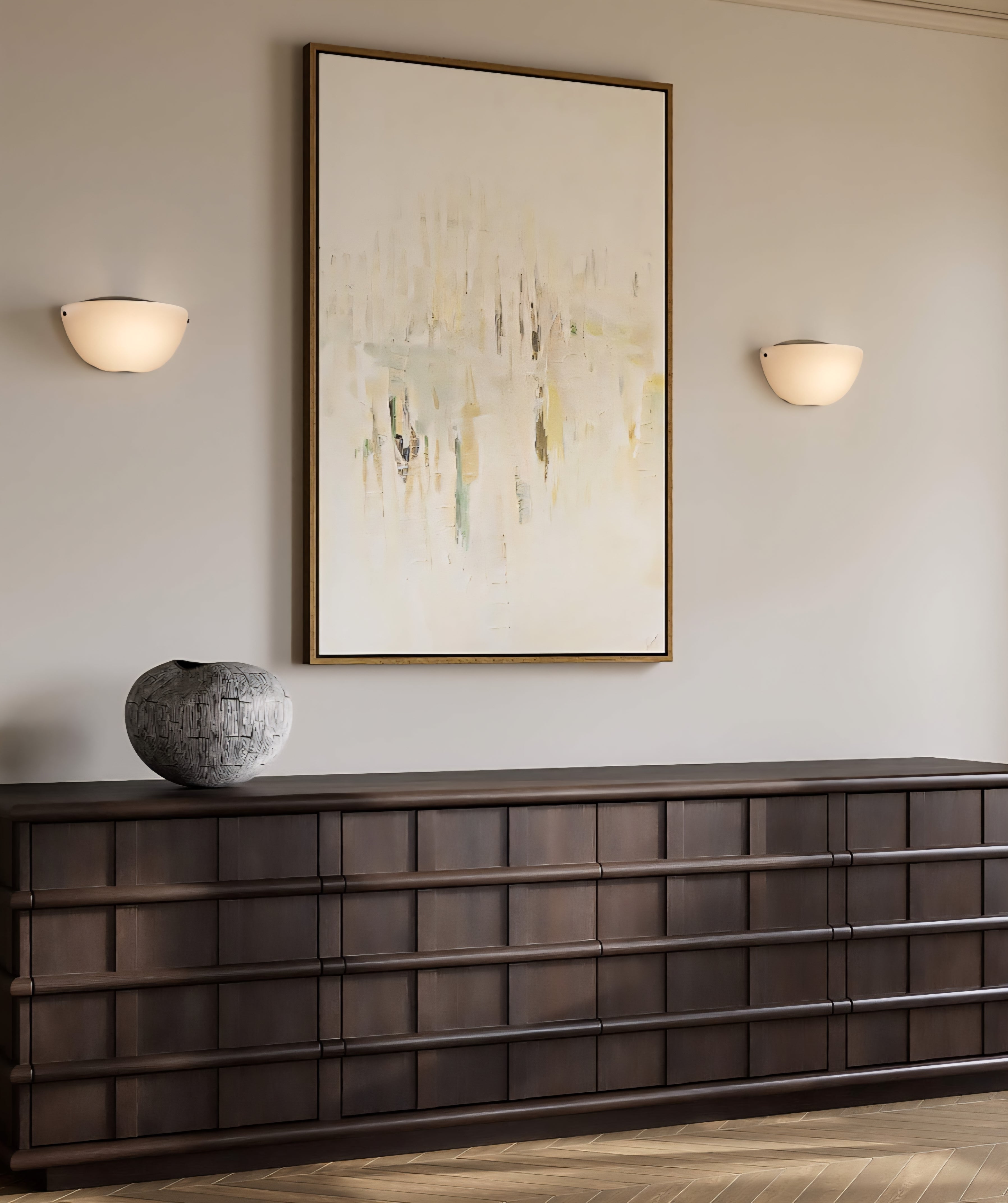 THE ONE × Alpena — Dark Acacia Wood Credenza