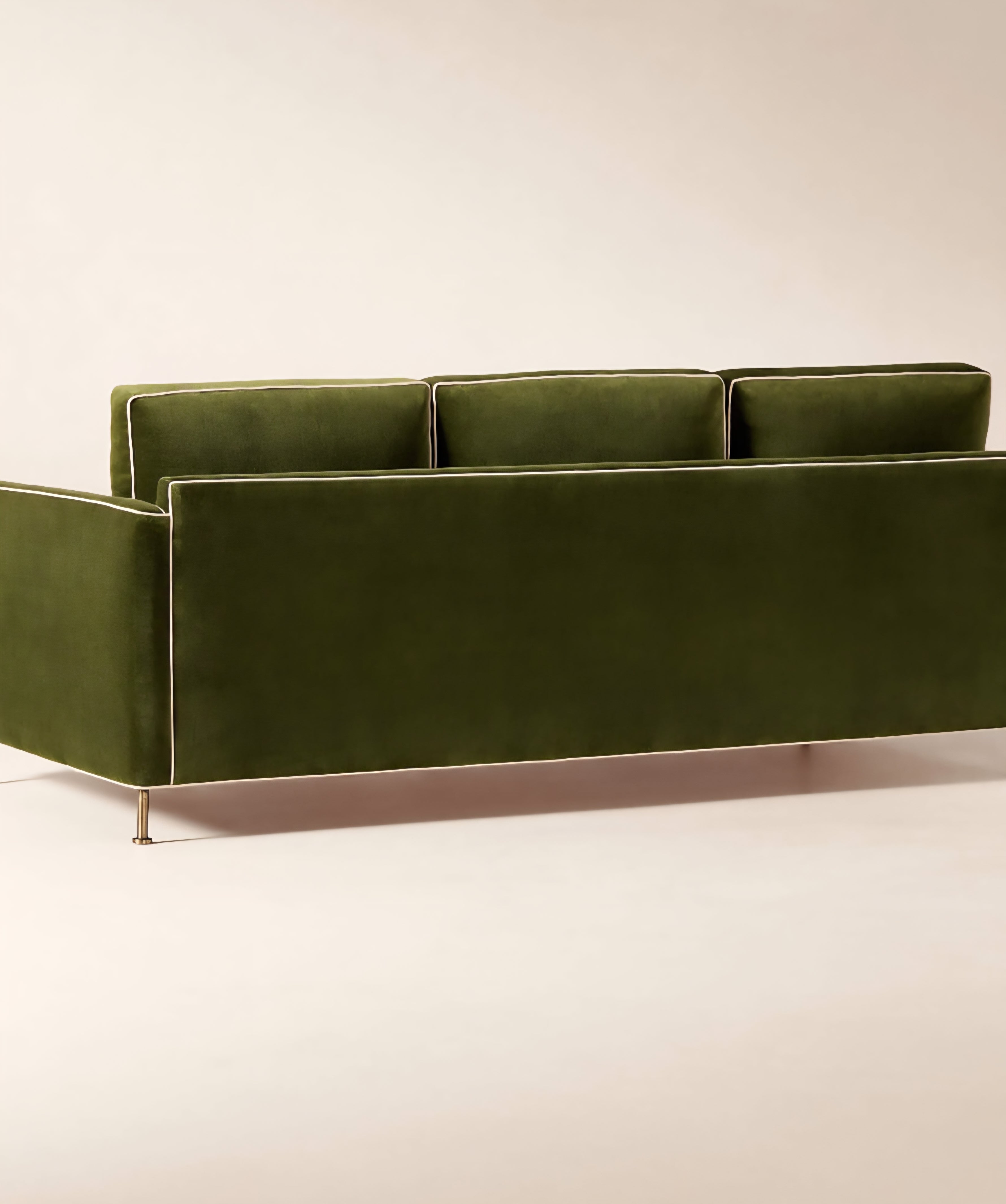 THE ONE × Brett — Jade Green Velvet Sofa
