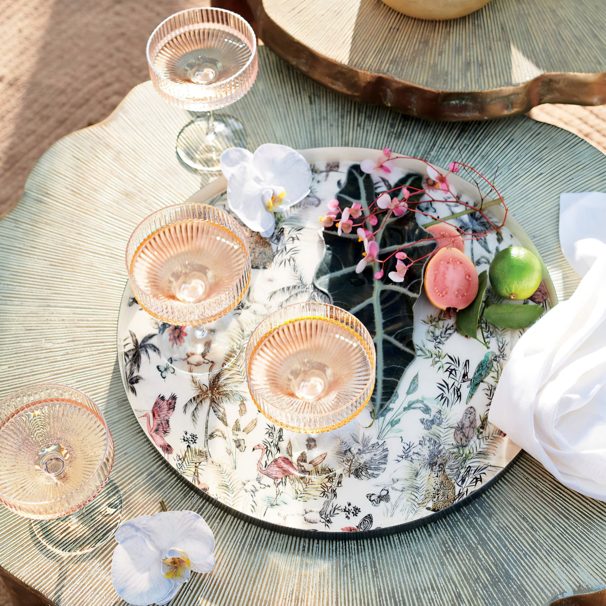 THE ONE × Jungle — Round Serving Tray