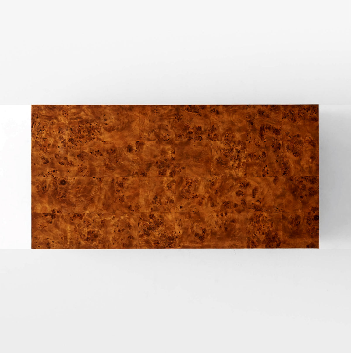 THE ONE × Scatola — Brown Burl Wood Coffee Table