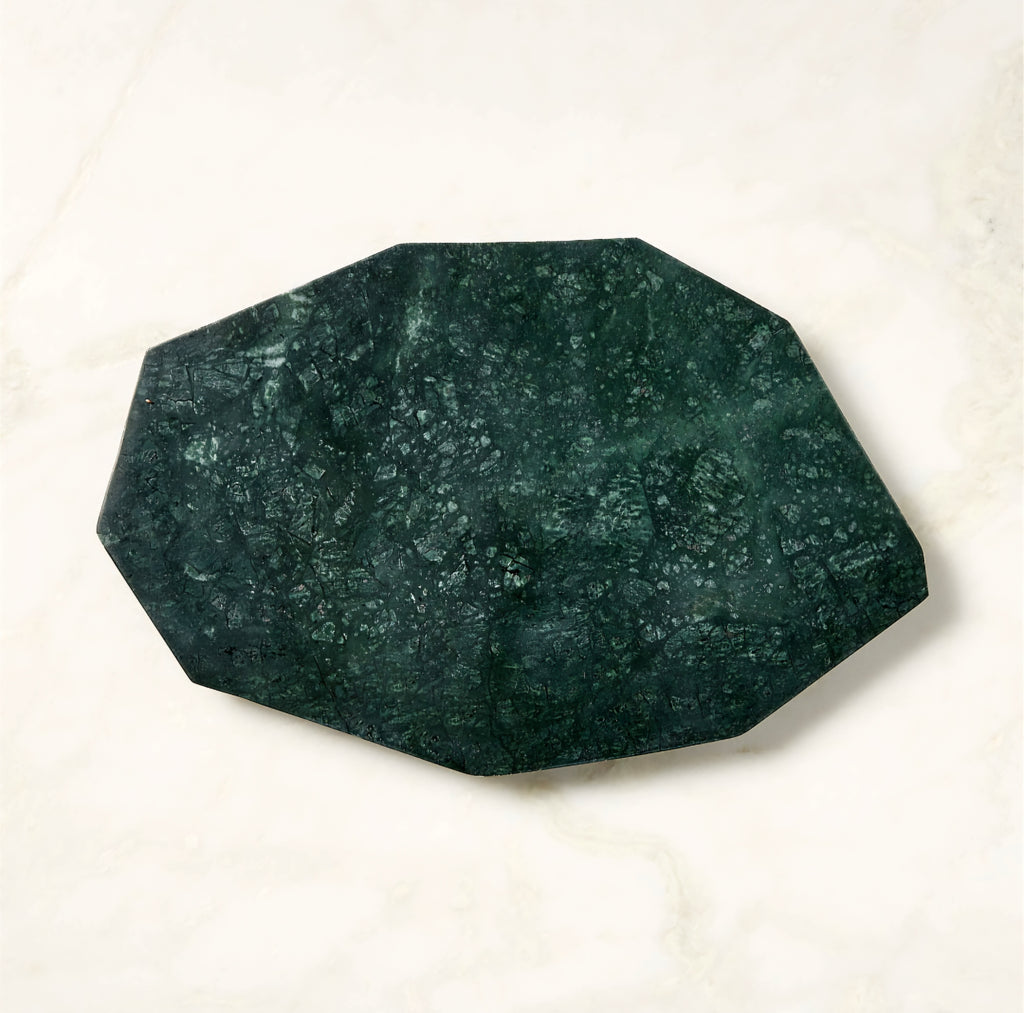 THE ONE × Cliff — Green Marble Serving Platter