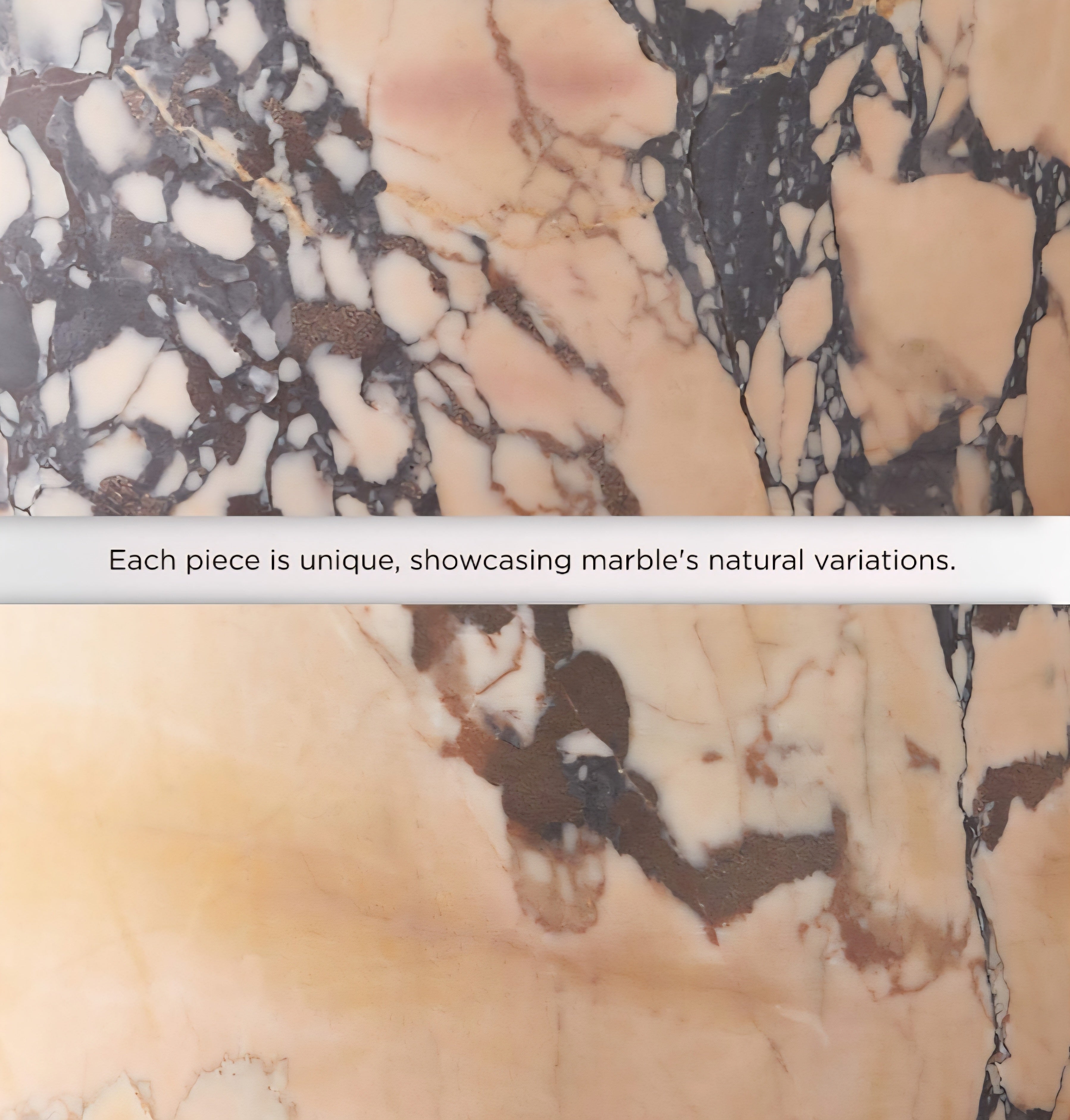 THE ONE × La Paloma — Purple Braccia Marble Side Table