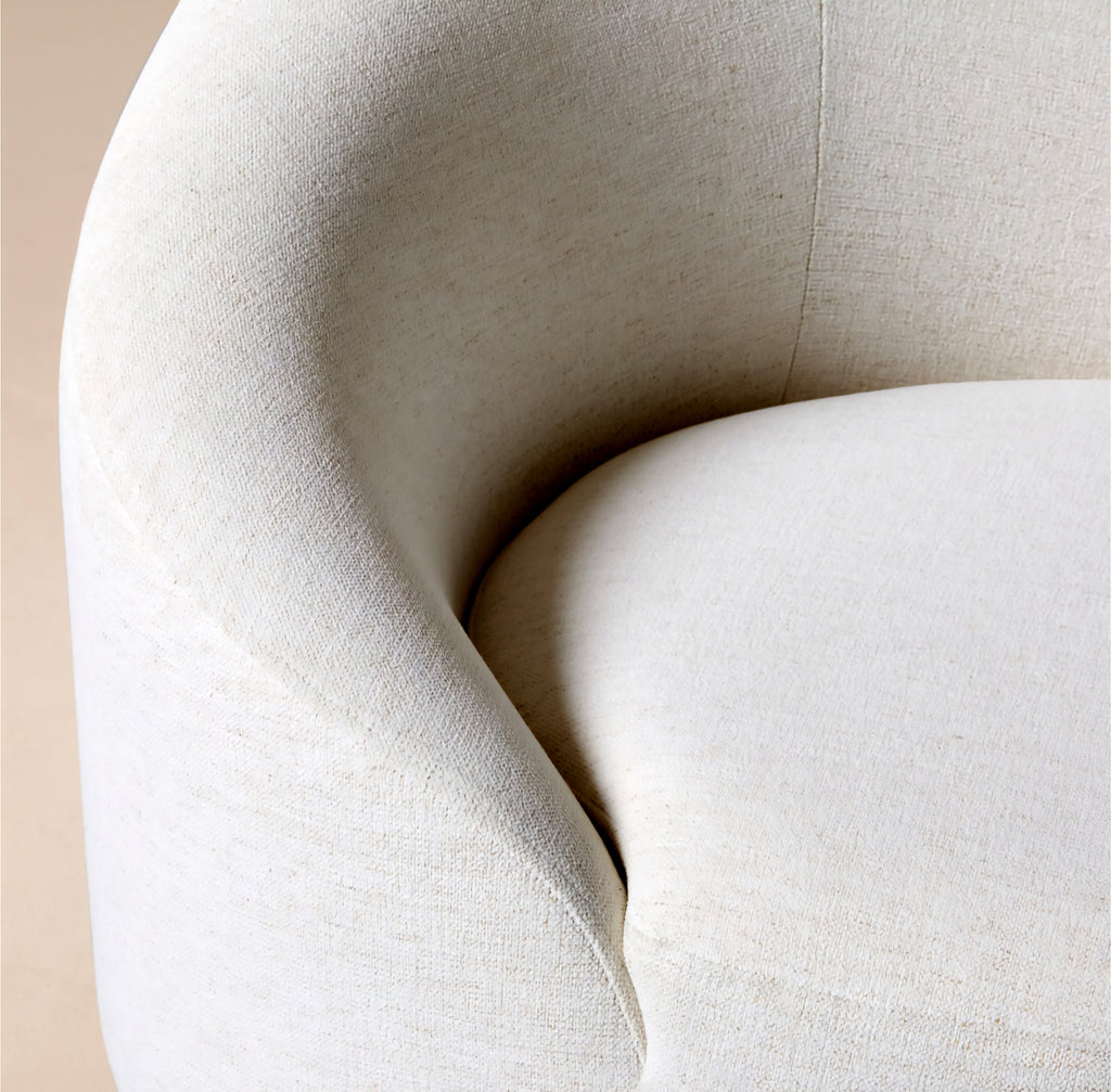THE ONE × Curvo — White Performance Fabric Sofa by Goop