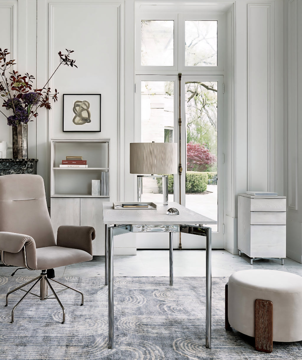 THE ONE × Saviti — Velvet Office Chair