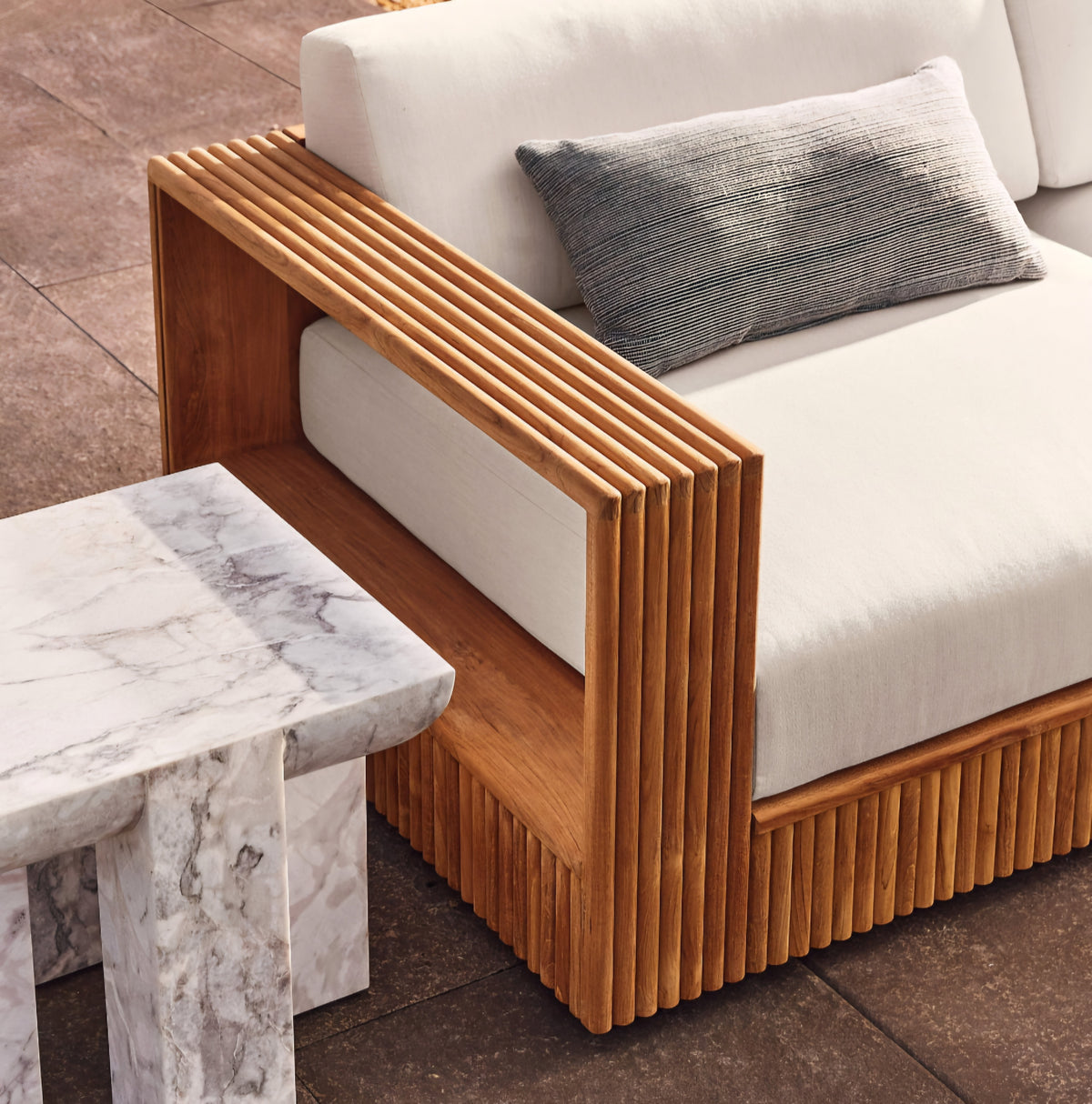 THE ONE × Marlo — Marble Side Table
