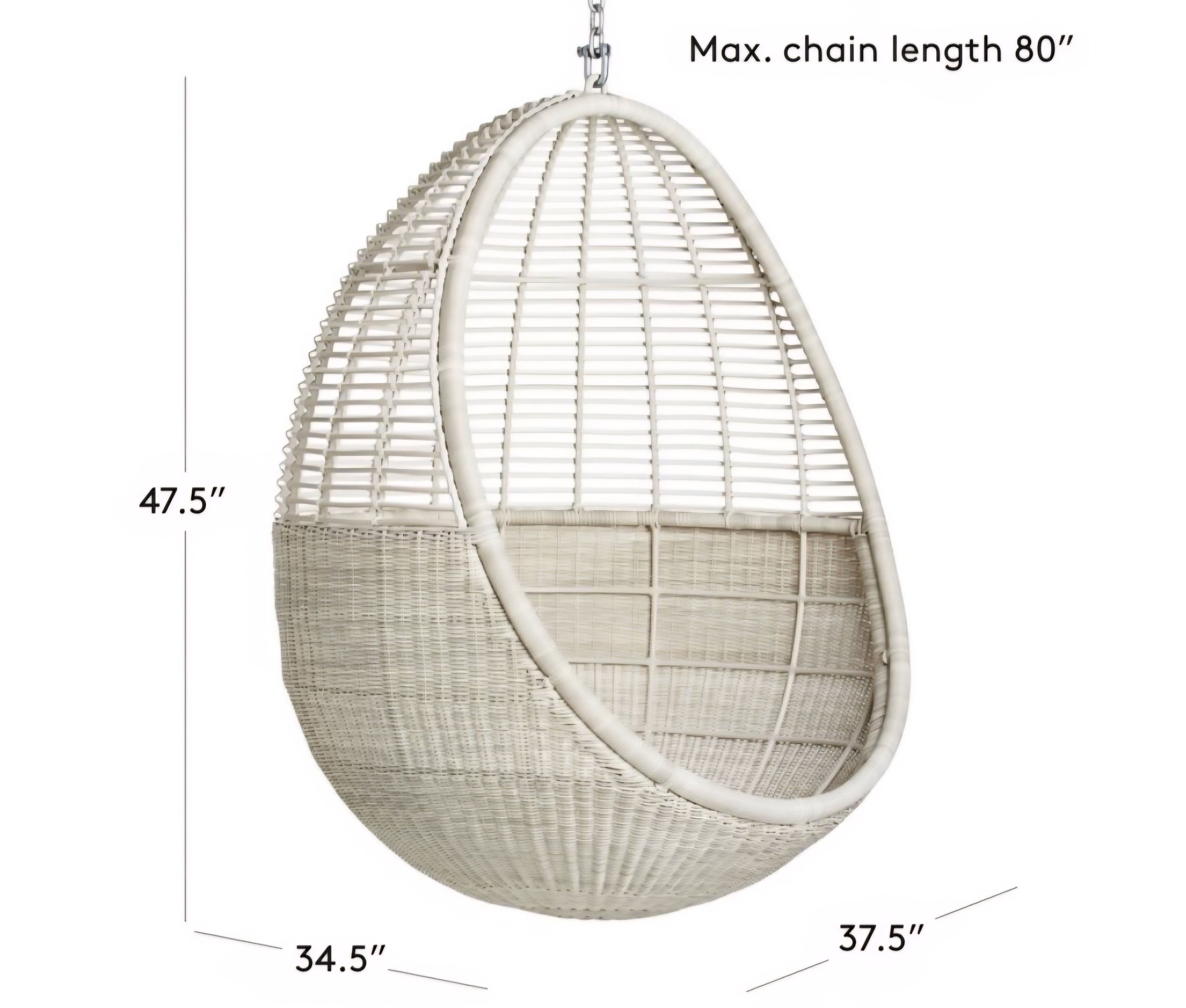 THE ONE × Pod — The Float Hanging Chair
