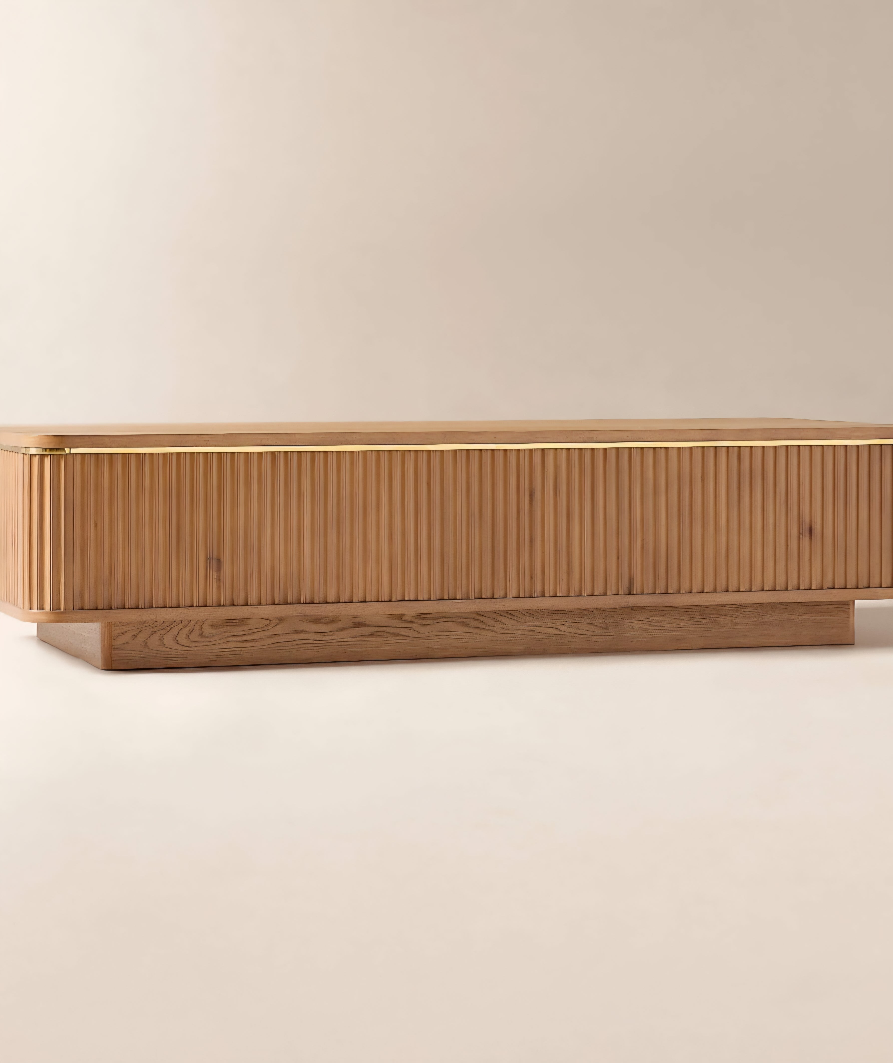 THE ONE × Davison — Fluted Oak Coffee Tables
