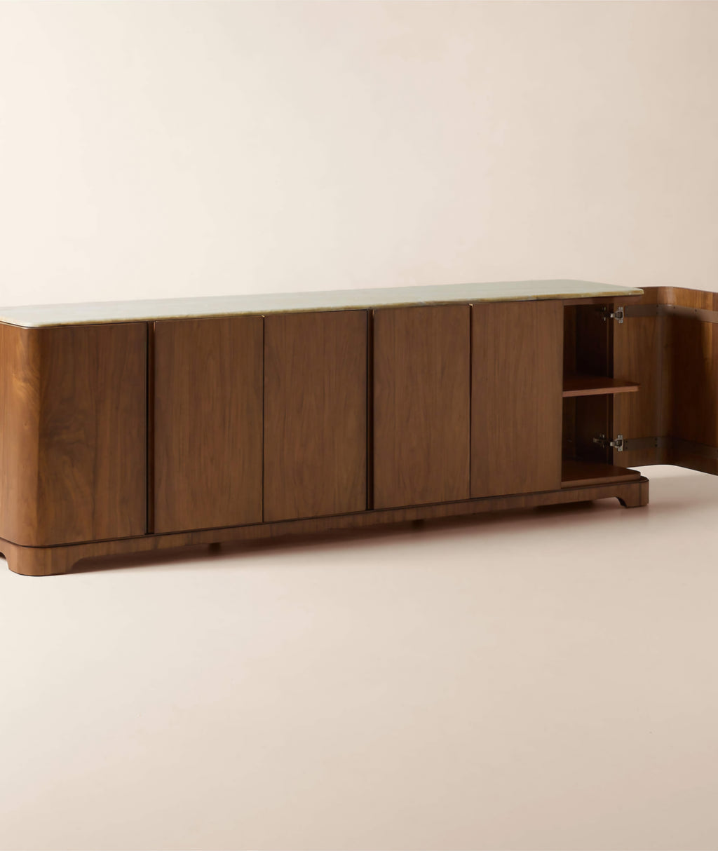 THE ONE × Rio — Onyx and Walnut Media Console