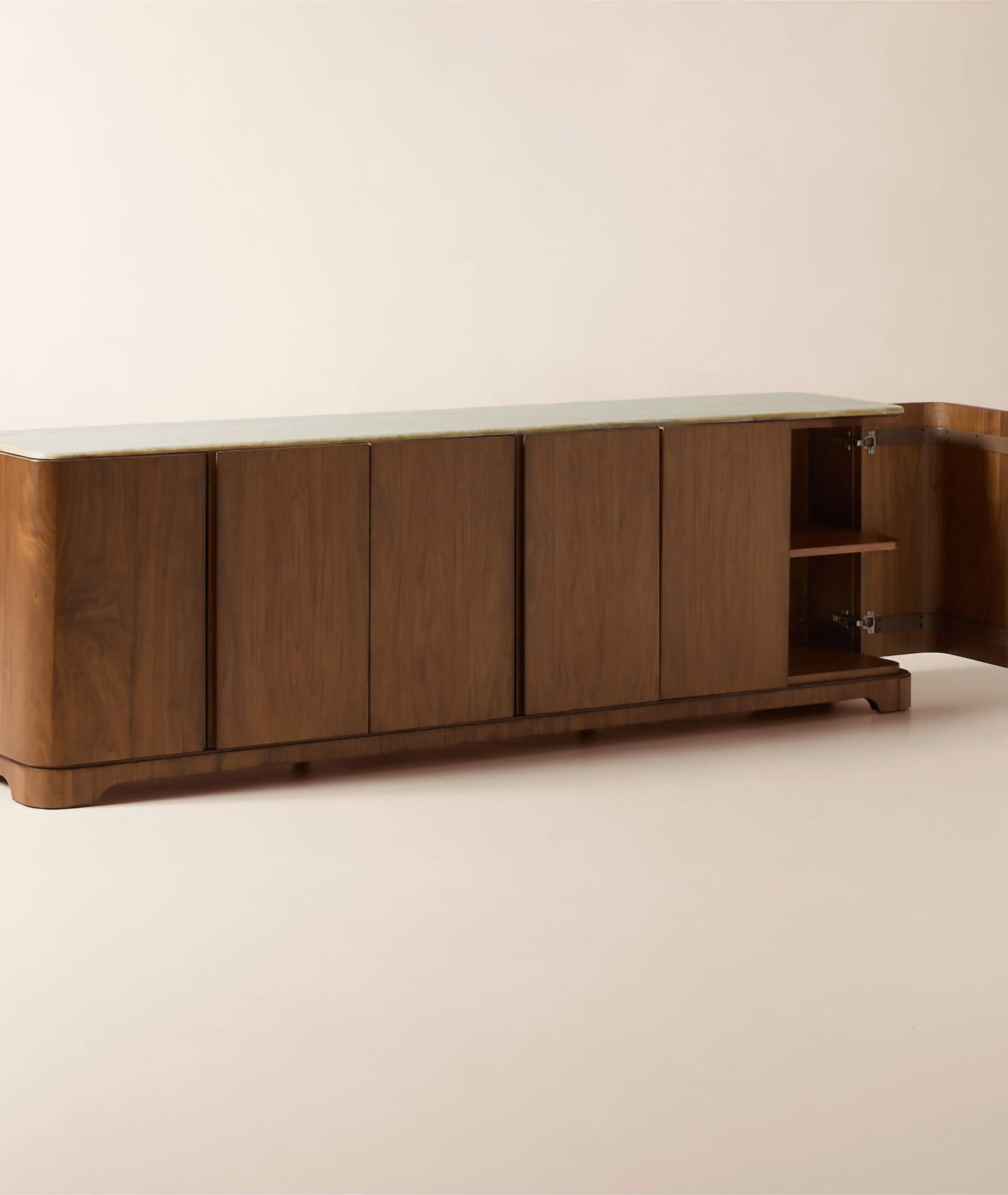 THE ONE × Rio — Onyx and Walnut Media Console