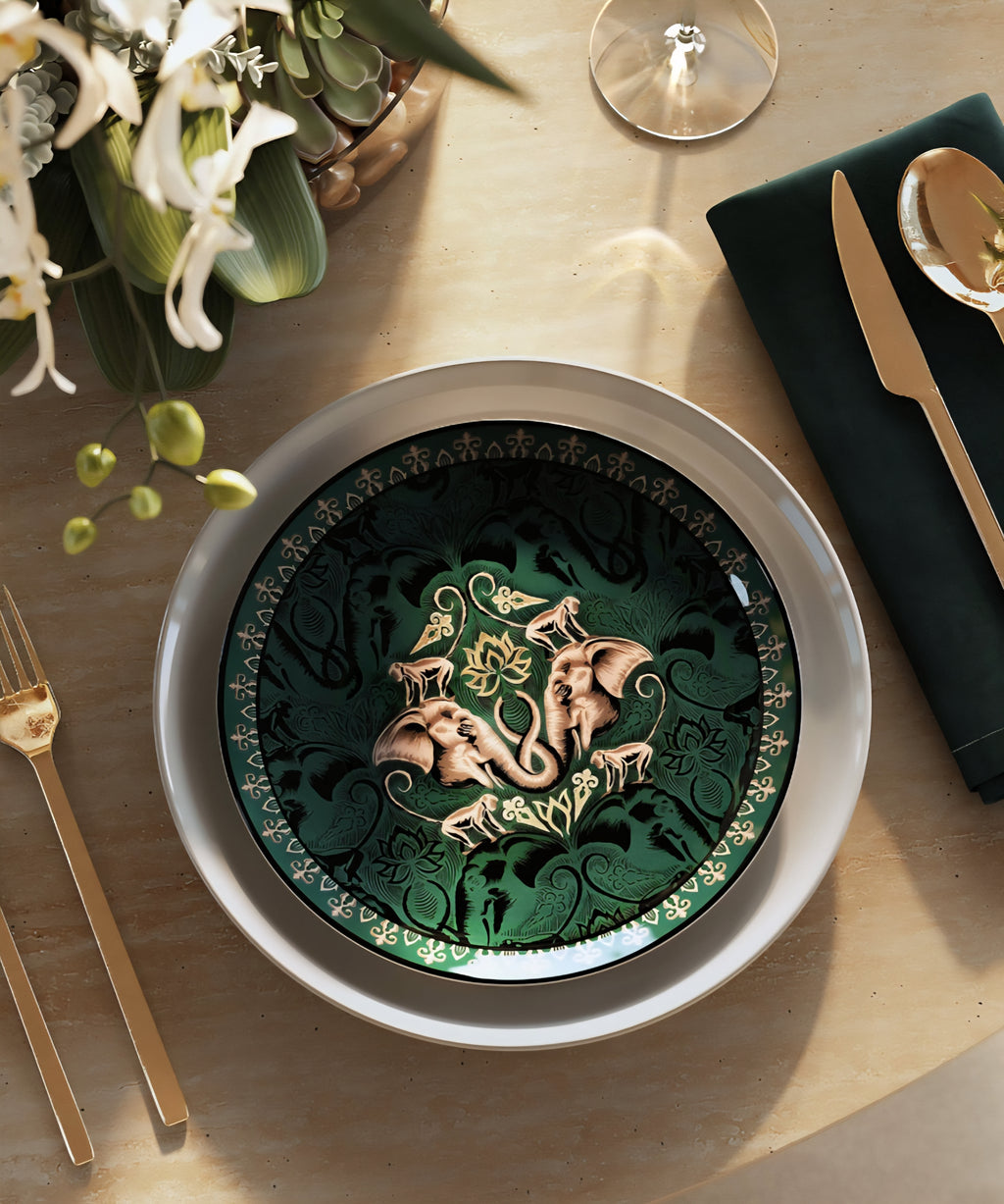 THE ONE × White Lotus — Elephant Appetizer Plate