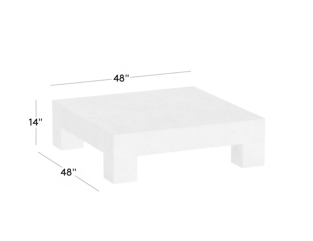THE ONE × Scatola — Brown Burl Wood Coffee Table