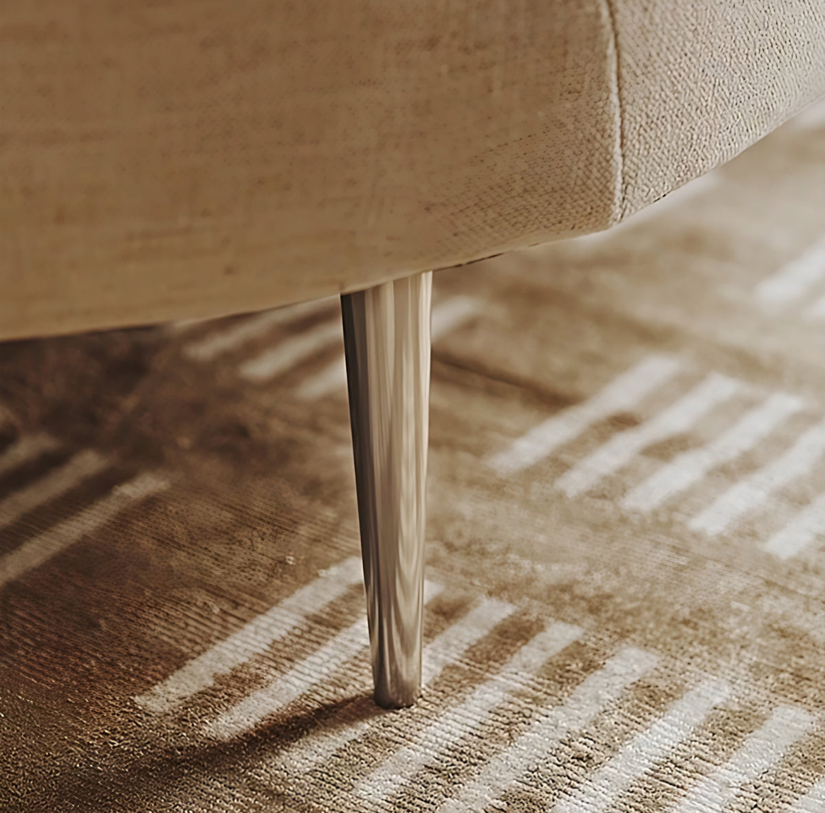 THE ONE × Curvo — White Performance Fabric Sofa by Goop