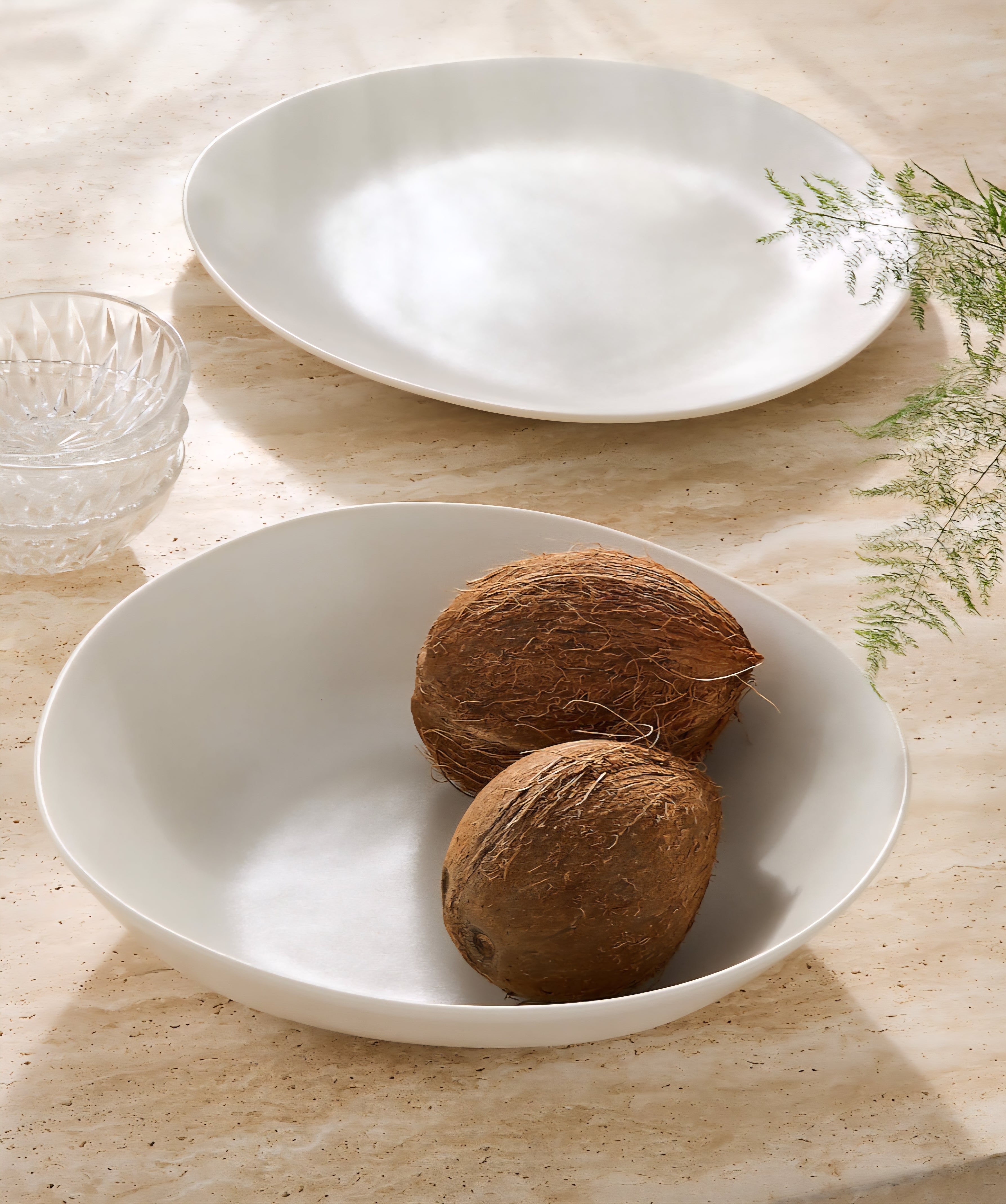 THE ONE × Selene — Round Stoneware Serving Platter