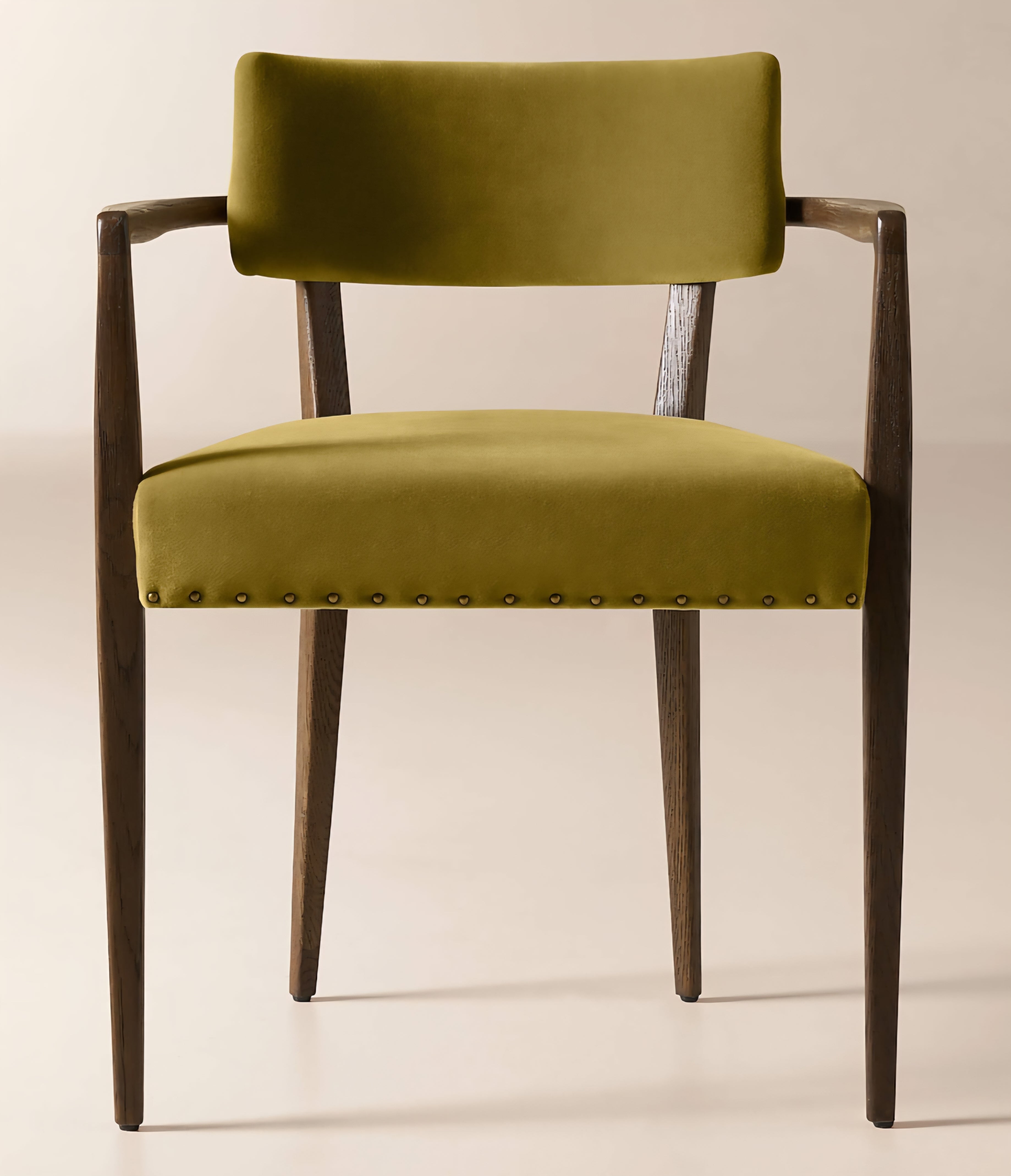 THE ONE × Arlo — Smoked Mauve Performance Fabric Dining Armchair