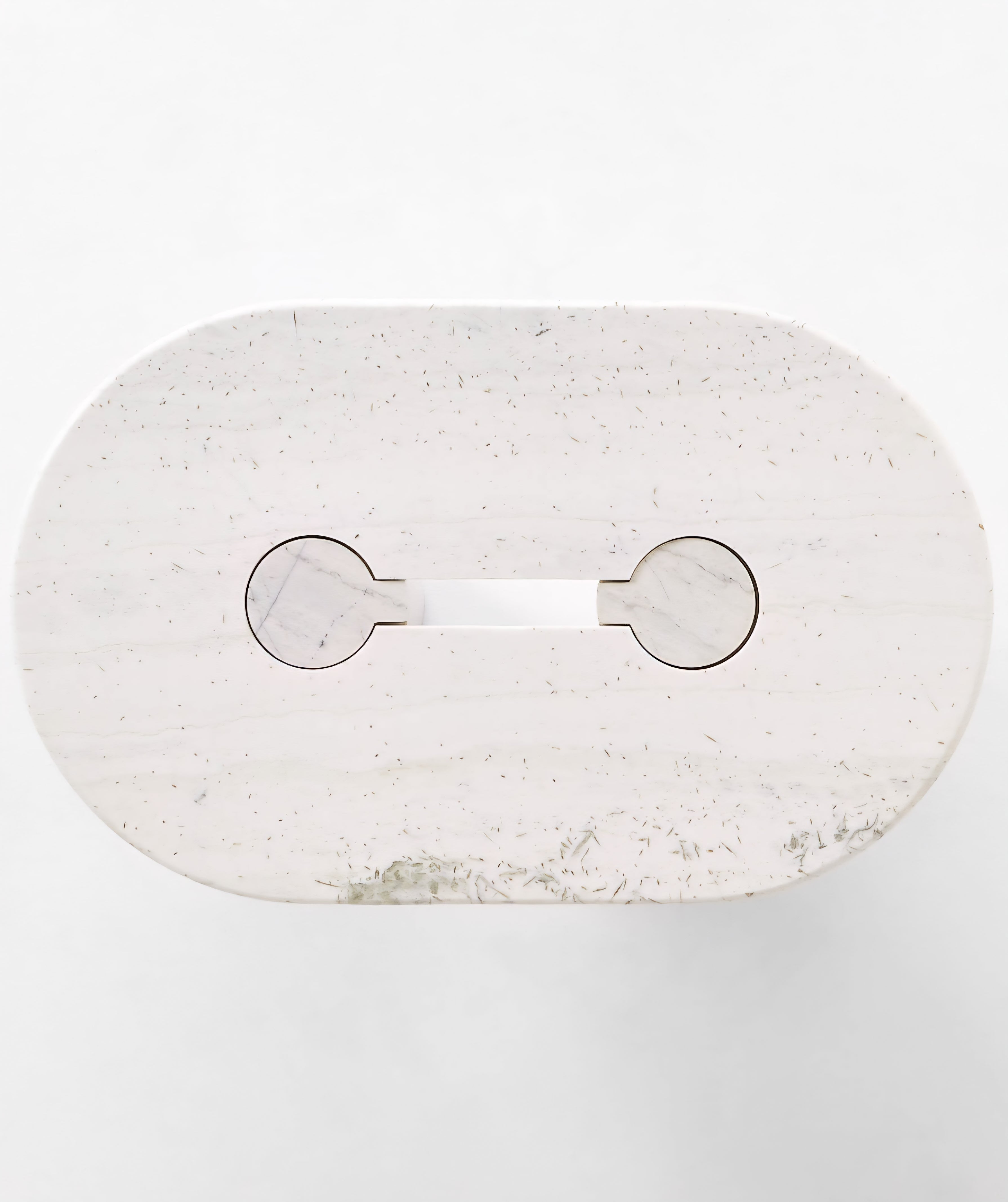 THE ONE × Liguria — Oval Marble Coffee Table
