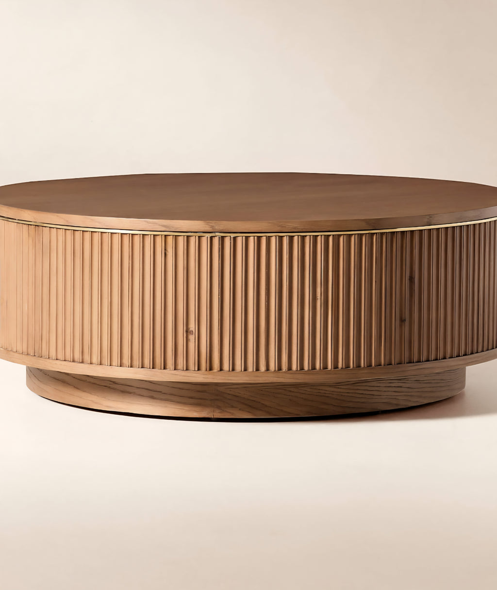 THE ONE × Davison — Fluted Oak Coffee Tables