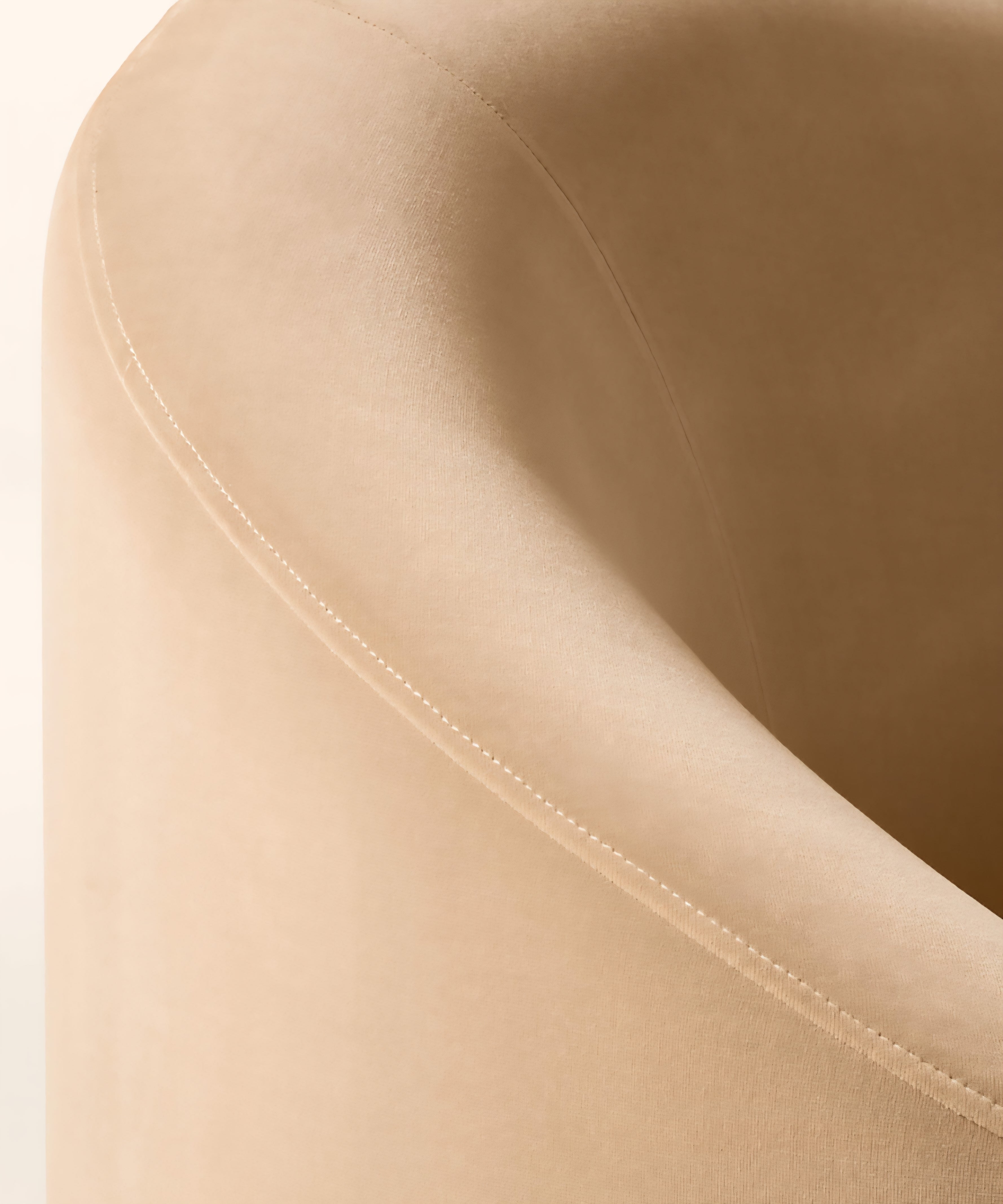 THE ONE × Curvo — White Performance Fabric Sofa by goop
